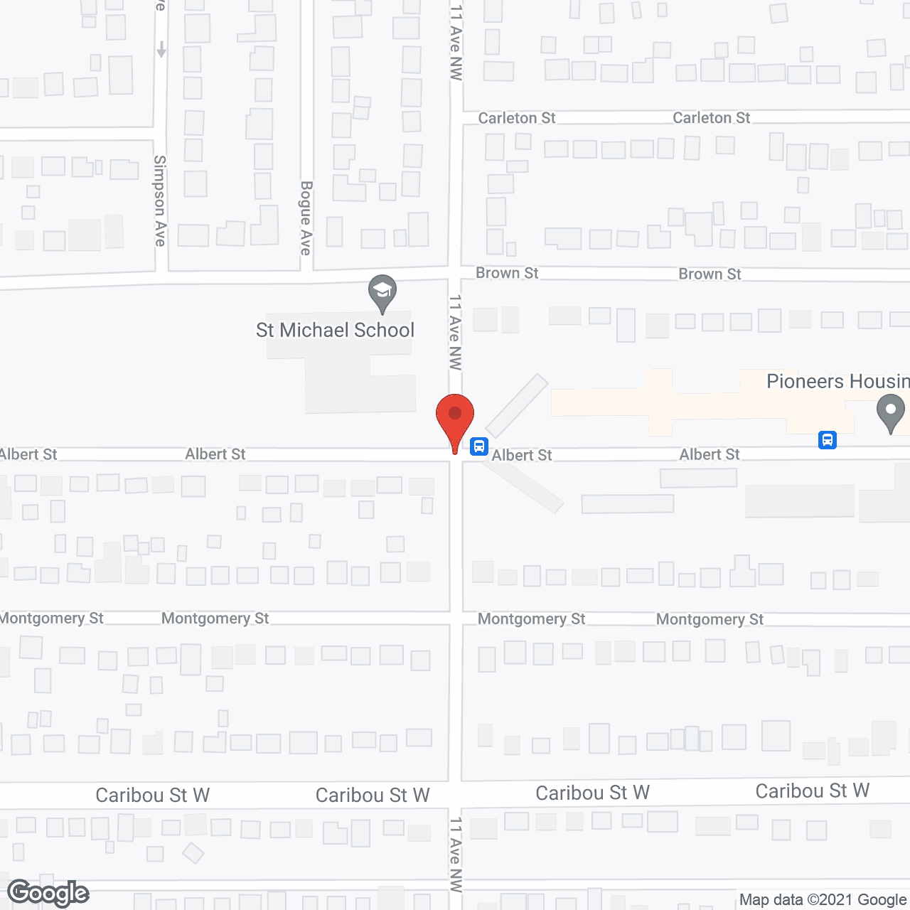 Pioneer Housing Assn in google map