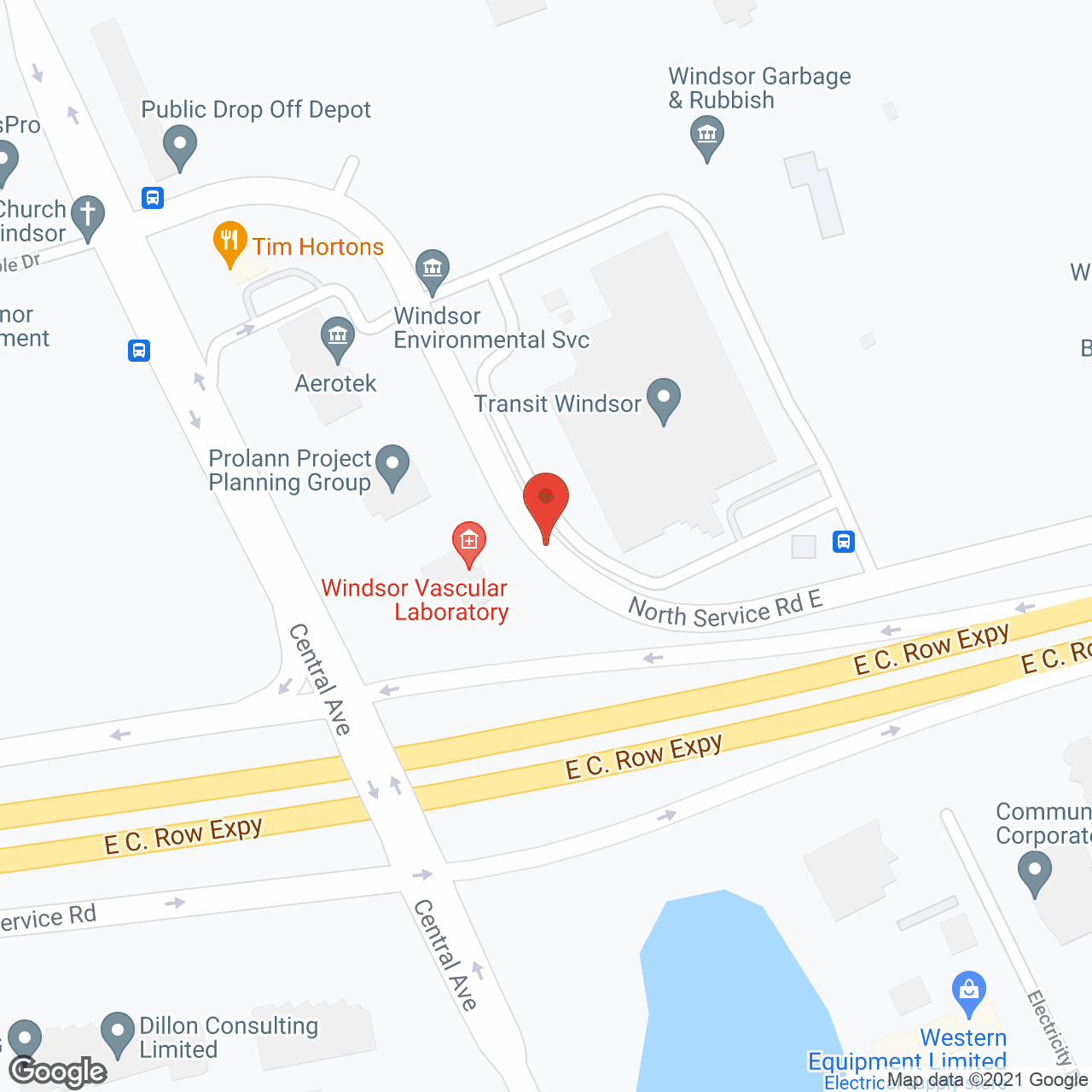 Oak Park Terrace in google map