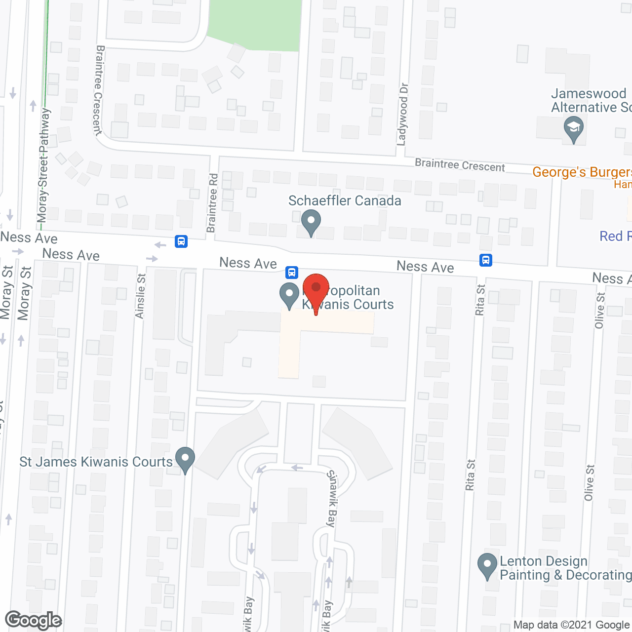 Metropolitan Kiwanis Courts in google map