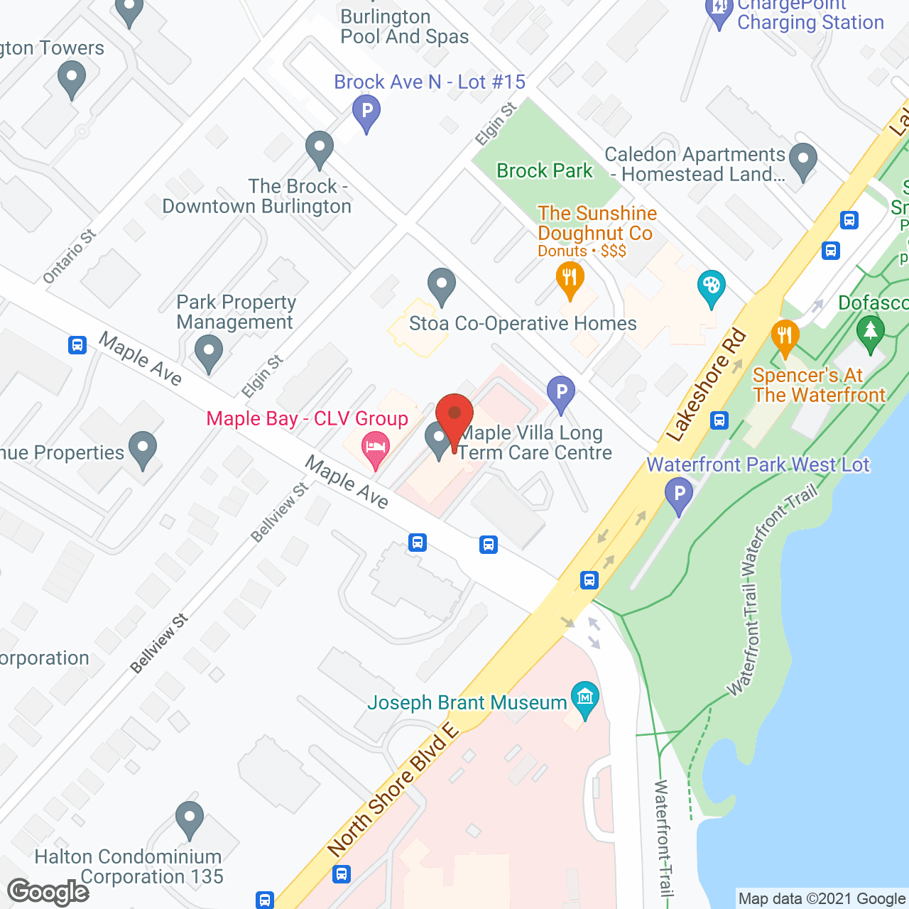 Maple Villa Long Term Care Ctr in google map