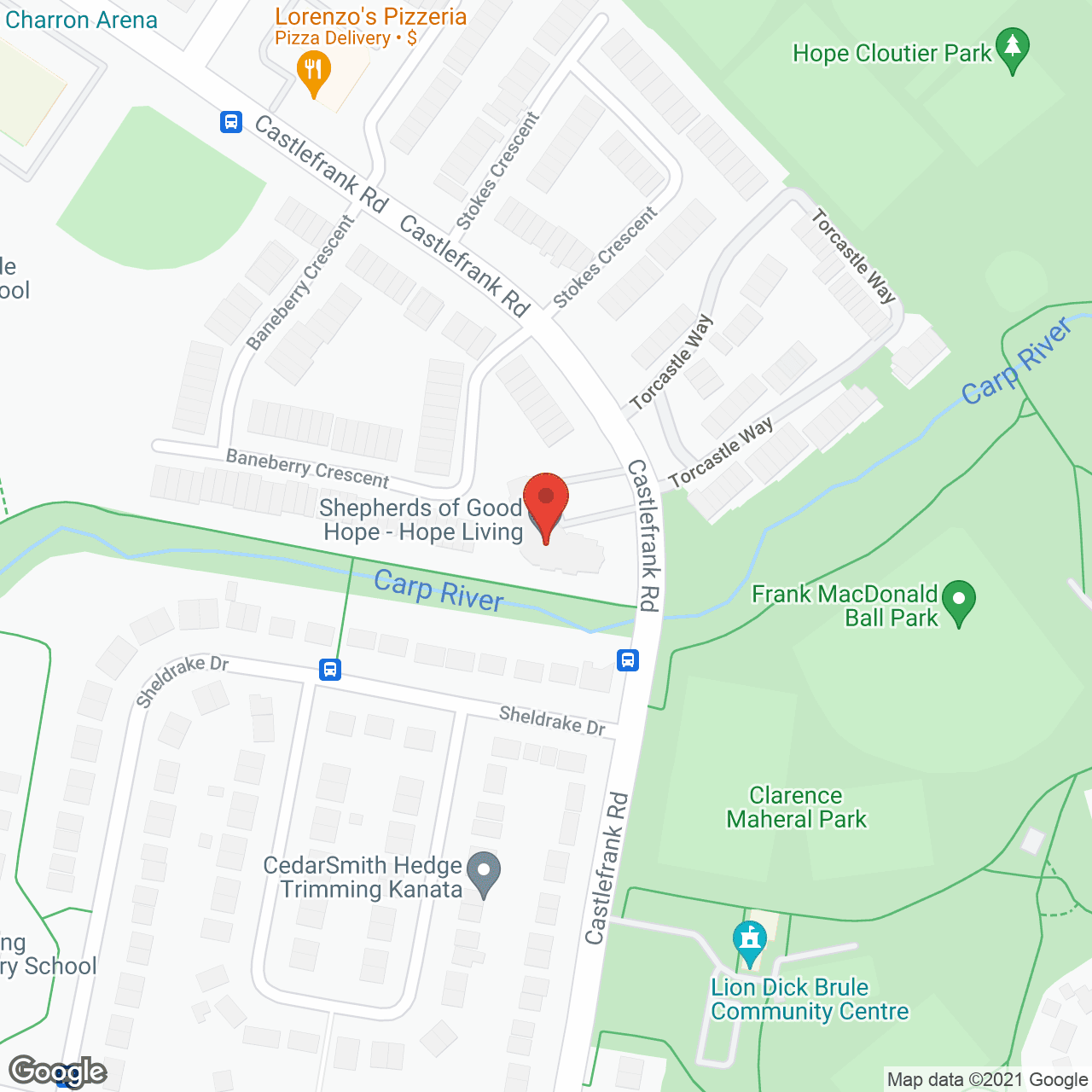 Kanata Retirement Residence in google map