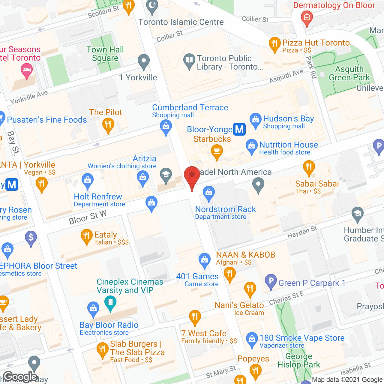 Grenadier in google map