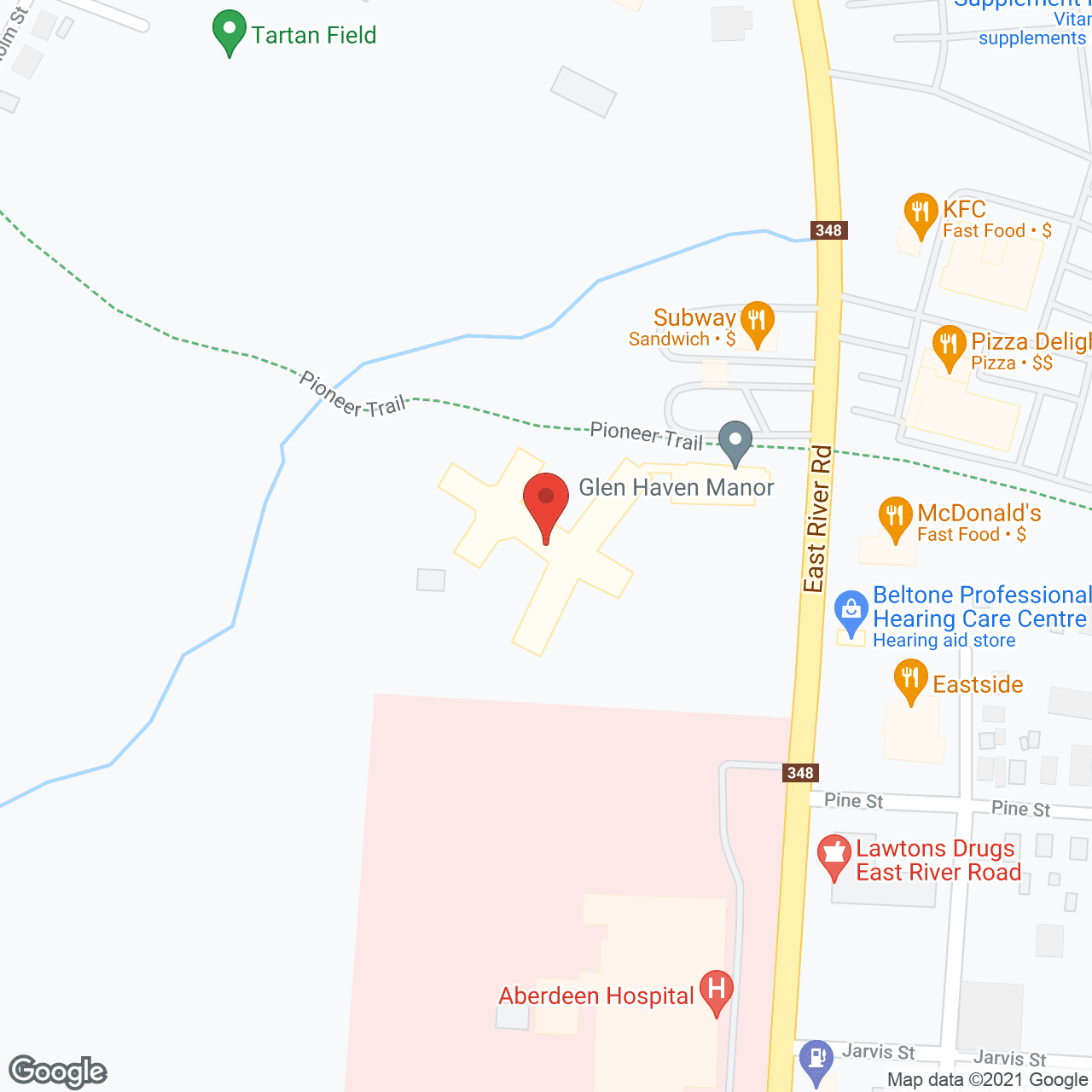 Glen Haven Manor in google map