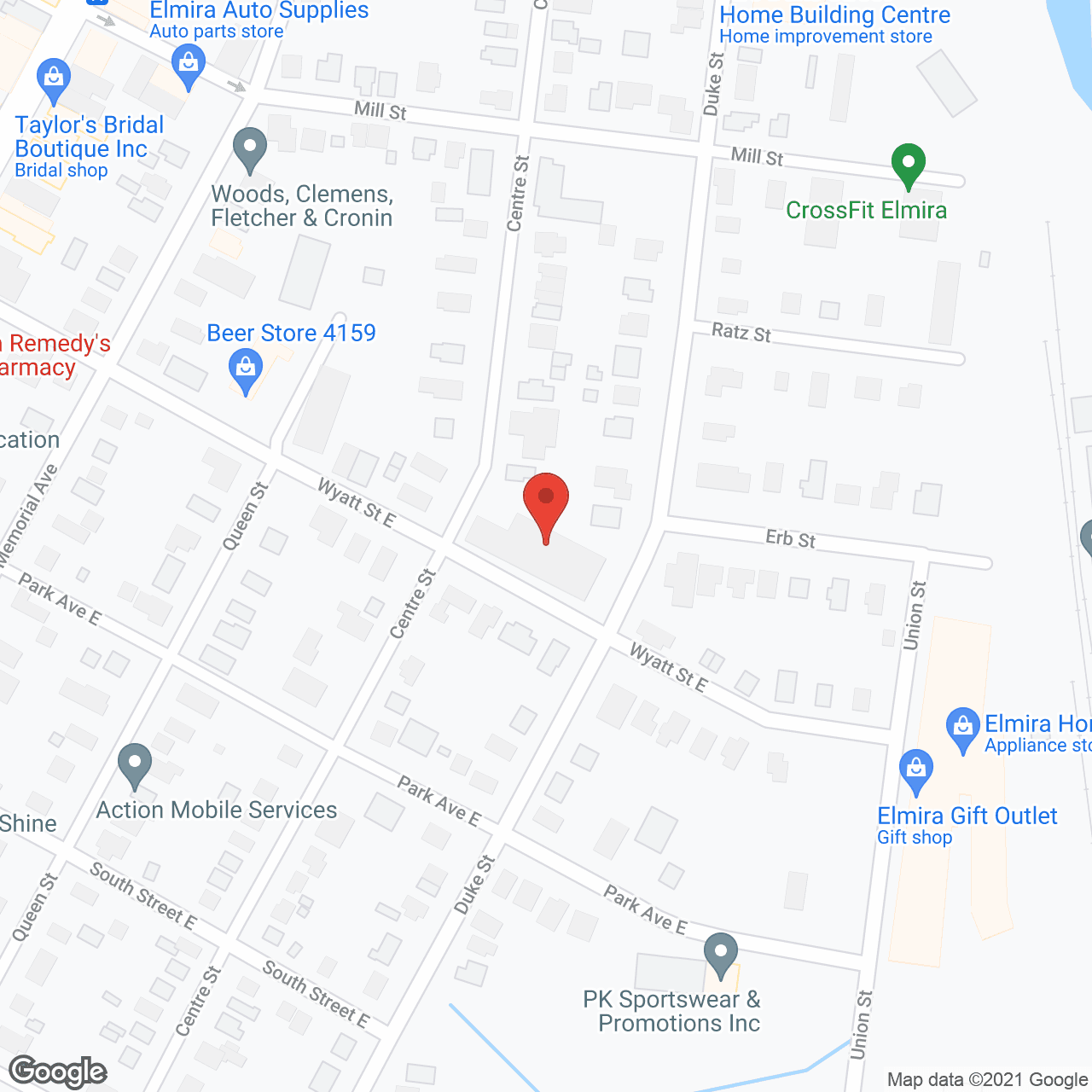Duke Centre Retirement Home in google map