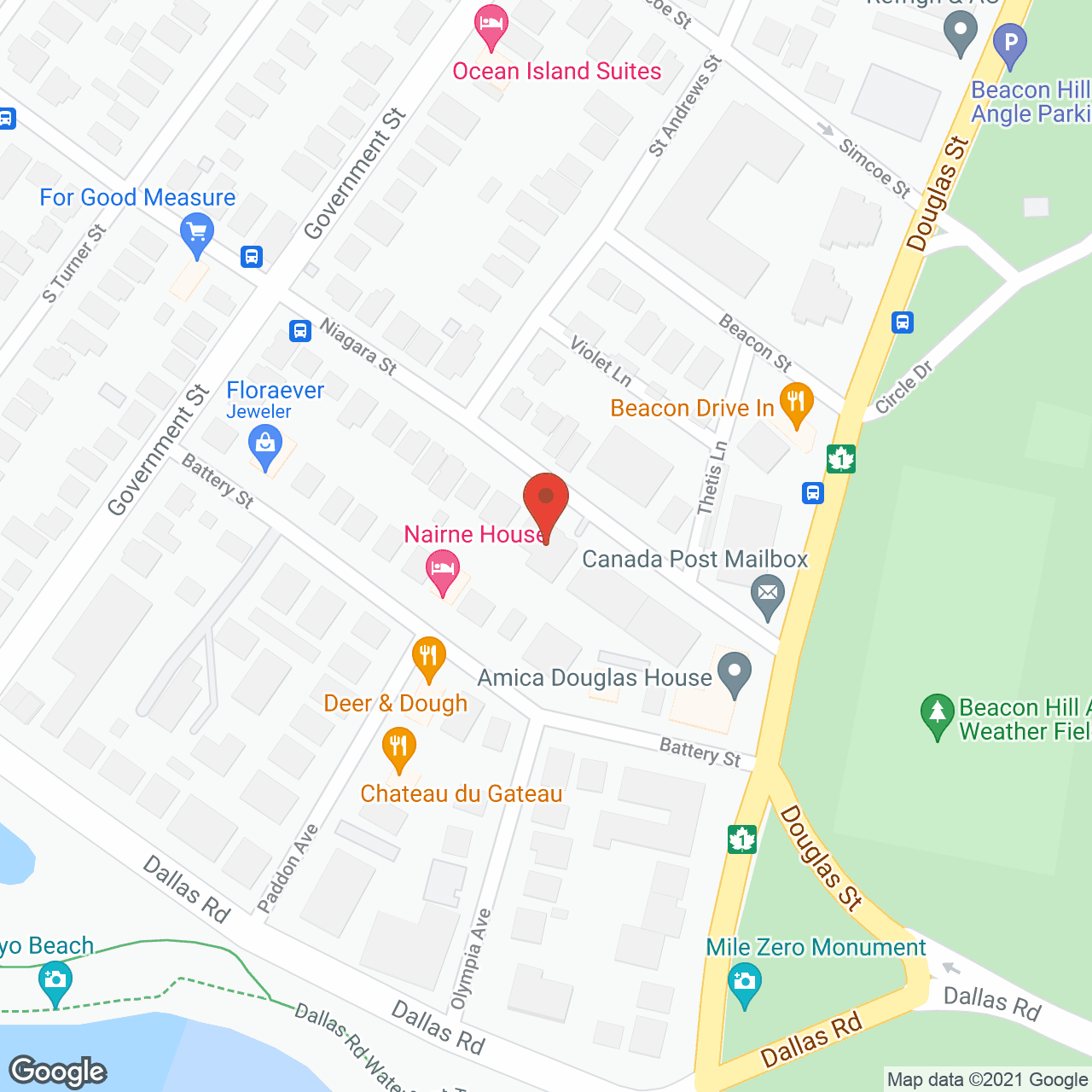 Douglas Care Community in google map