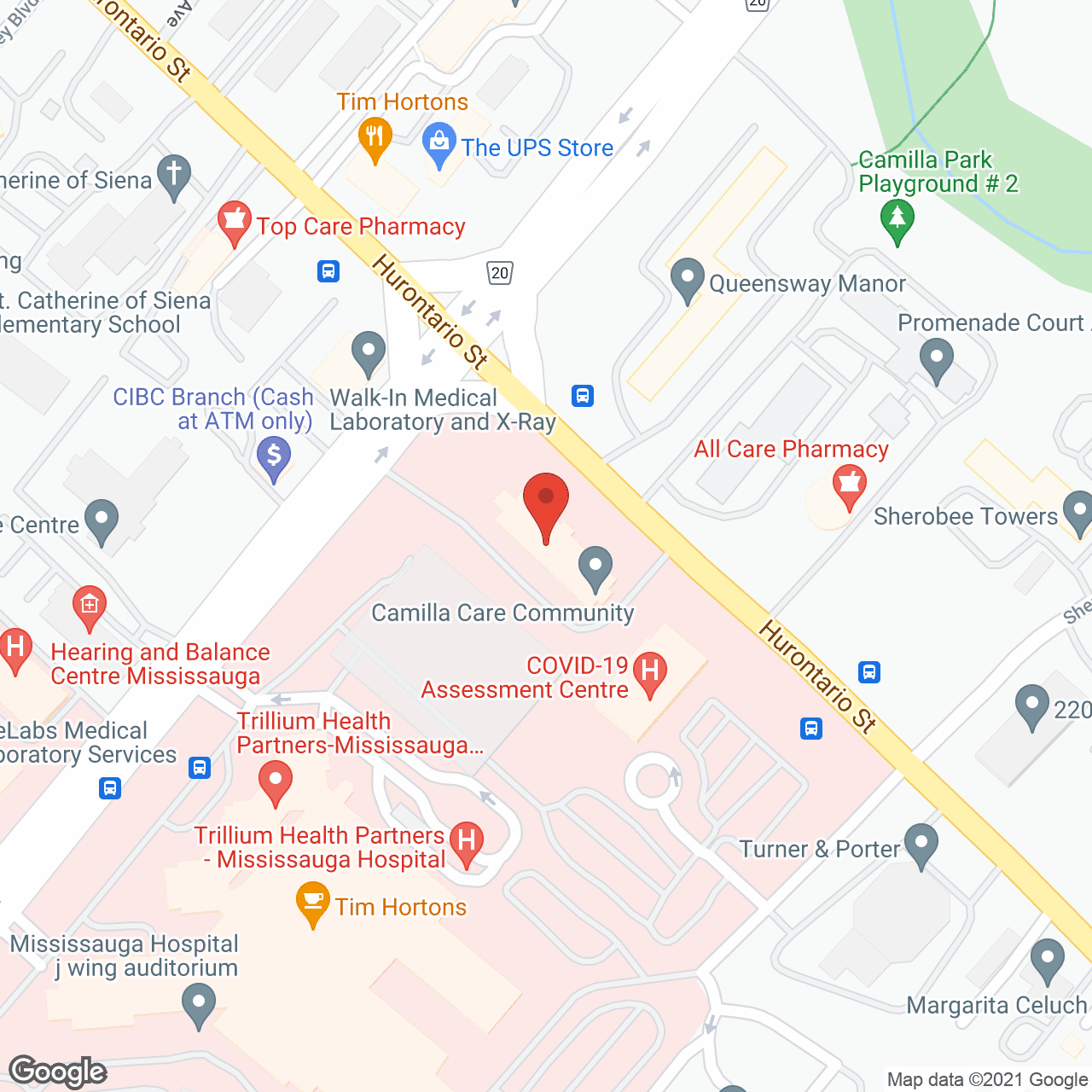 Chelsey Park Nursing Home in google map
