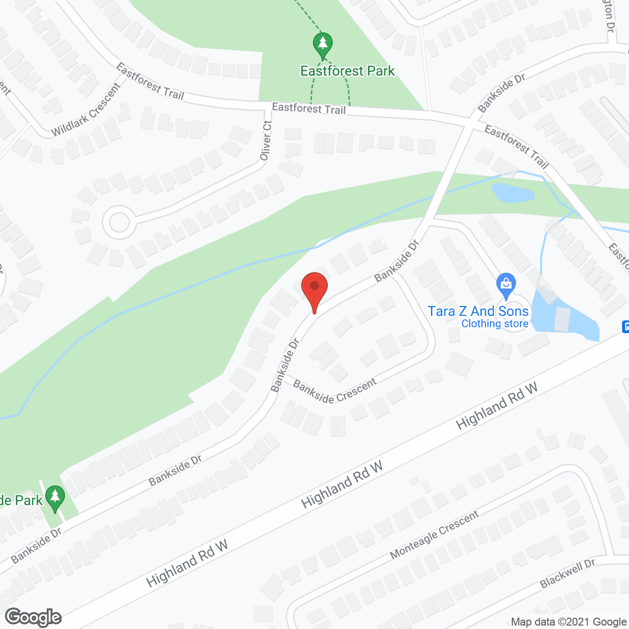 Bankside Terrace in google map
