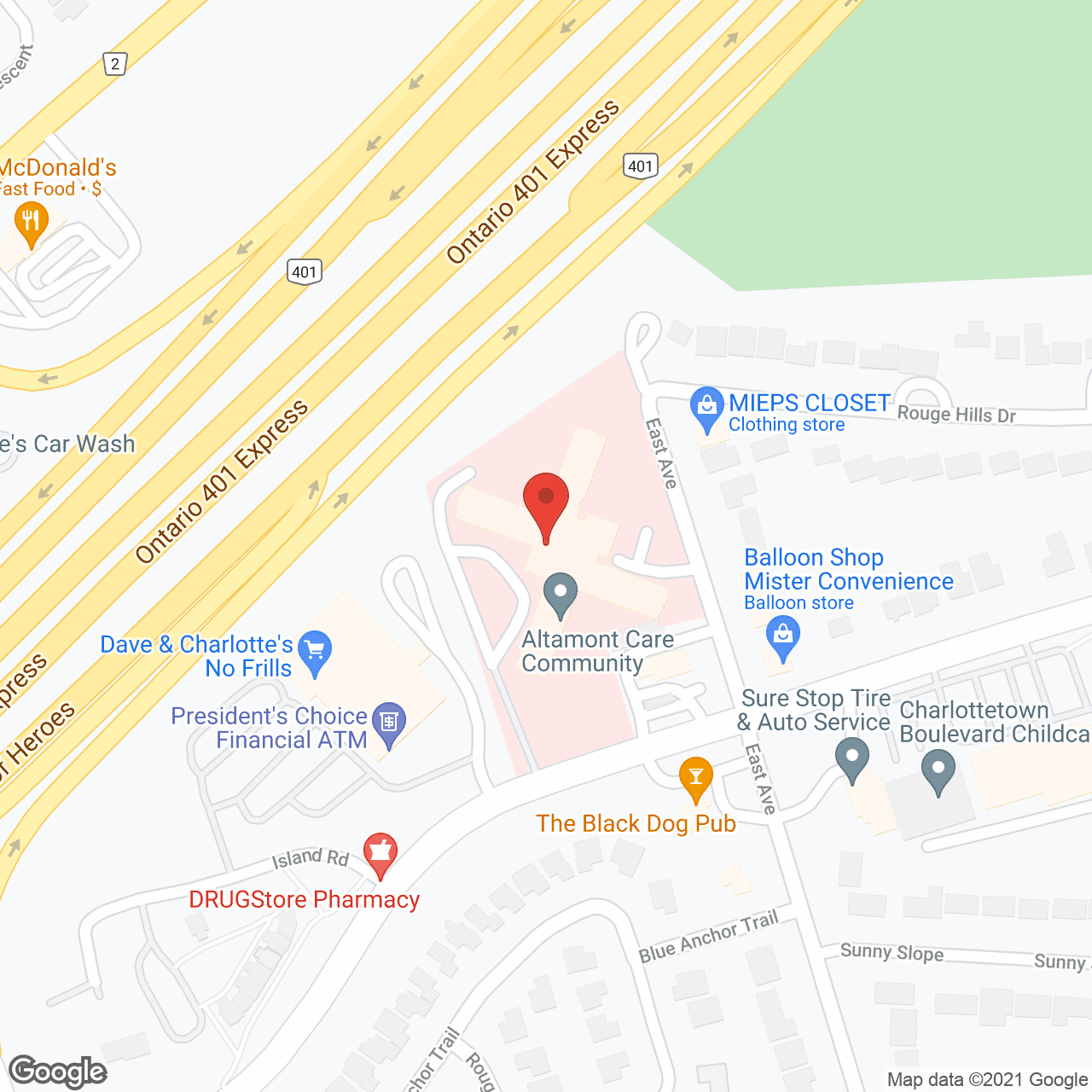 Altamont Nursing Home in google map