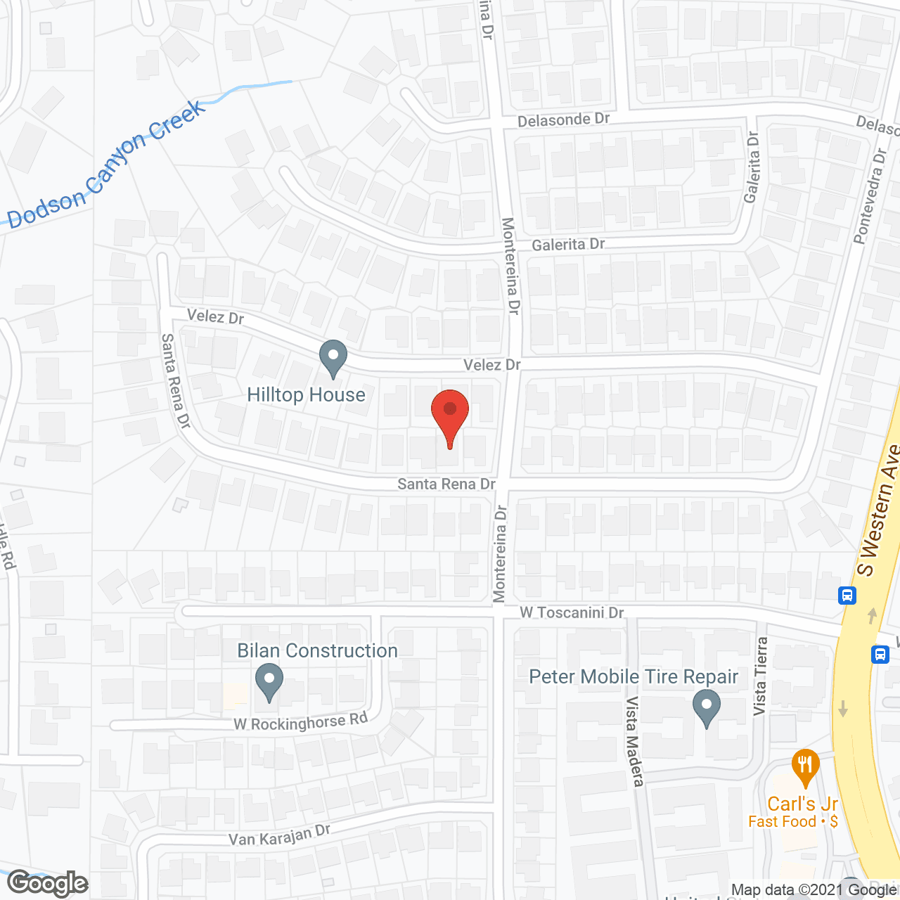 Senior Manor Care in google map