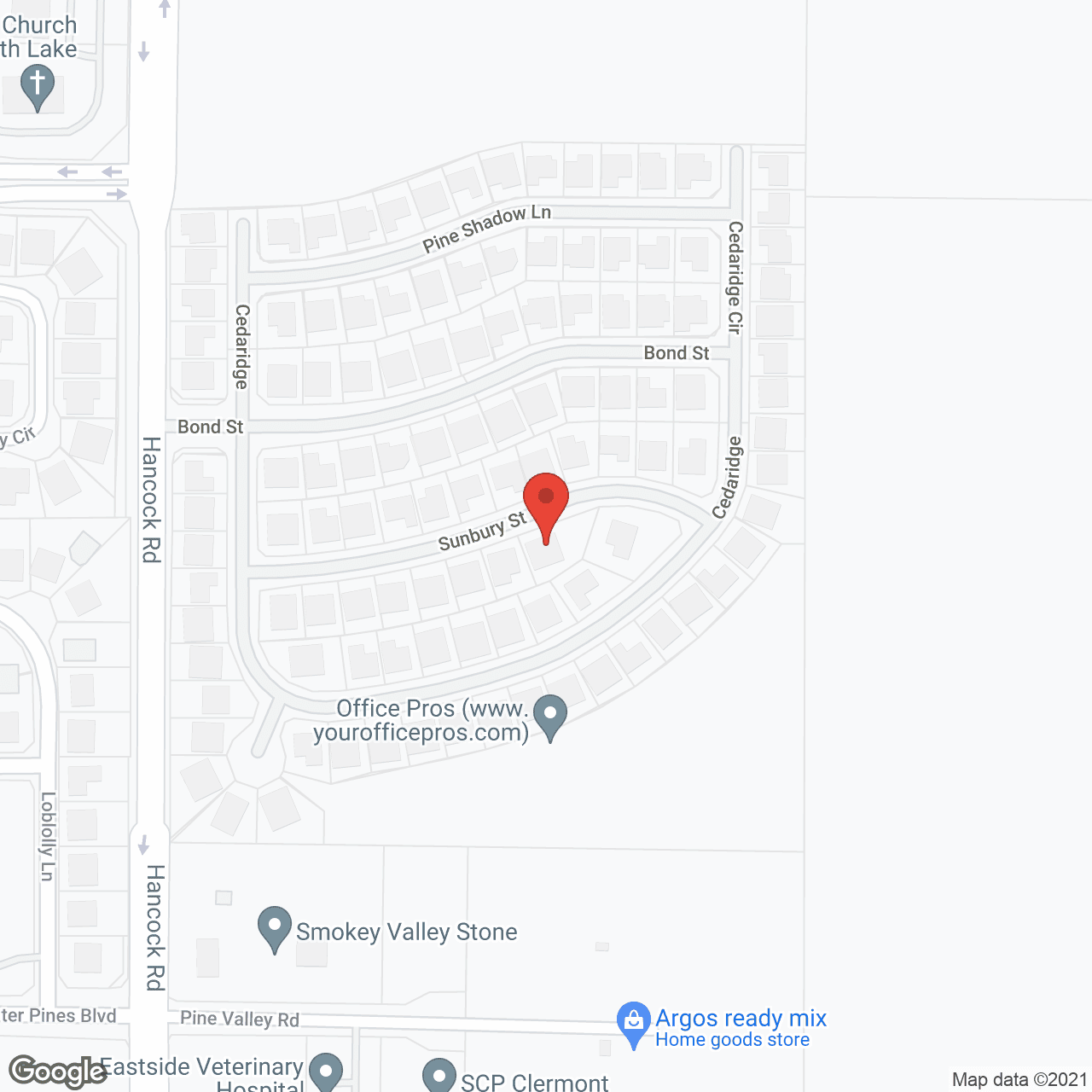 Sandra Adult Family Care Home in google map