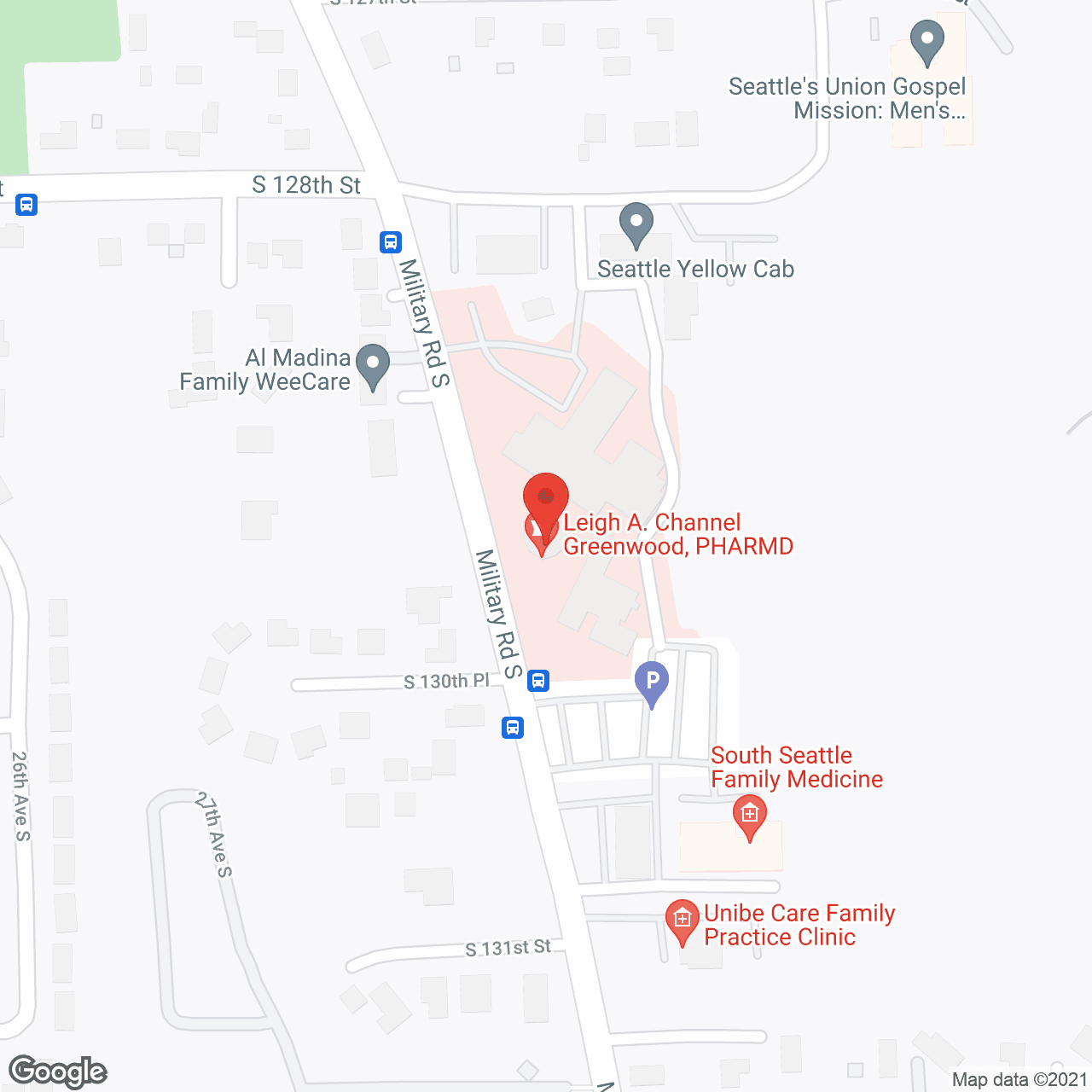 Dup Highline Community Hospital Specialty Campus in google map