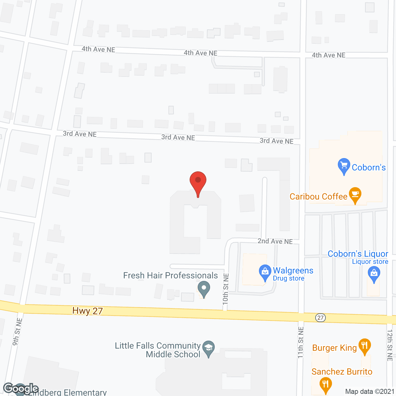 Highland Senior Living in google map