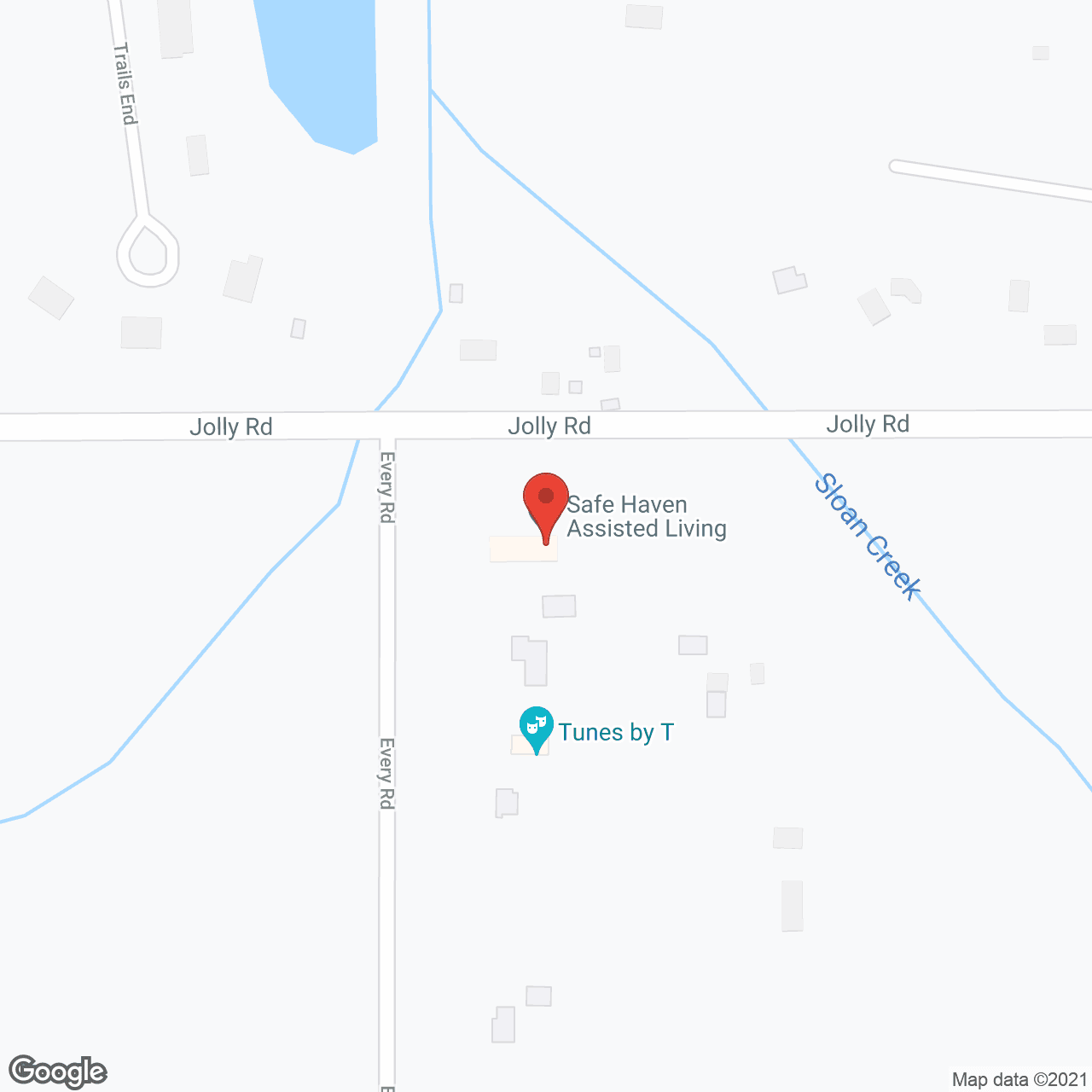 Safe Haven Assisted Living in google map
