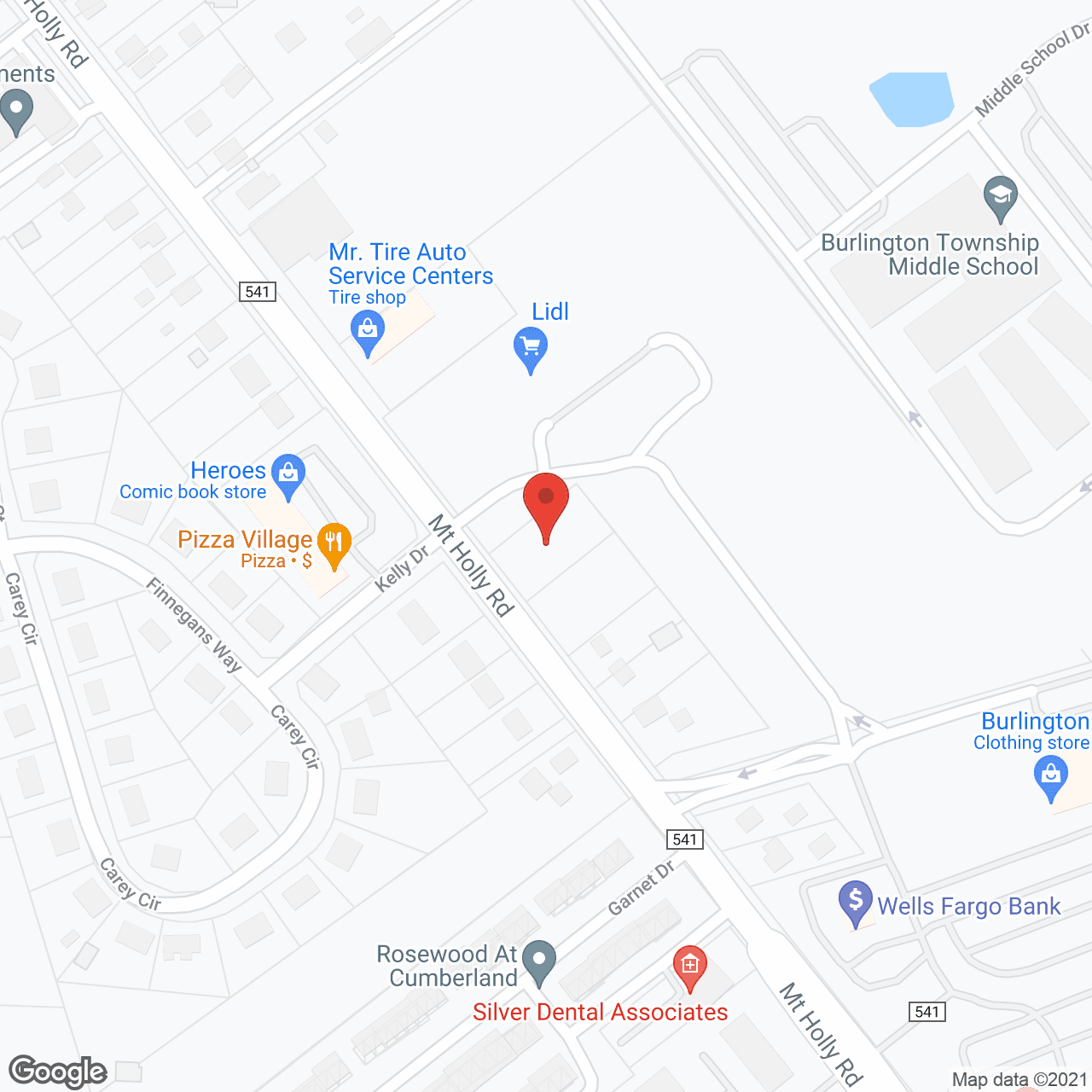Springside School Apartments in google map