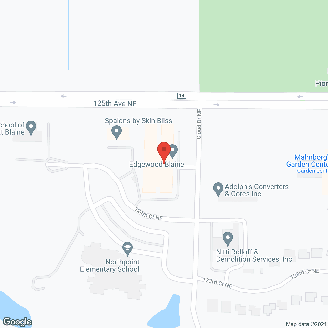 Edgewood Senior Living in google map