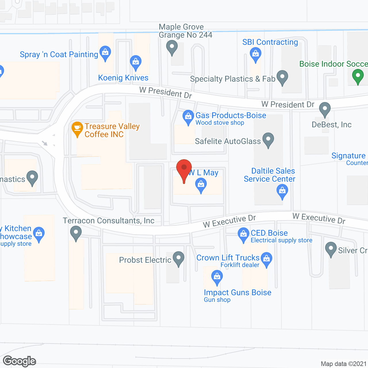 Coram Healthcare in google map