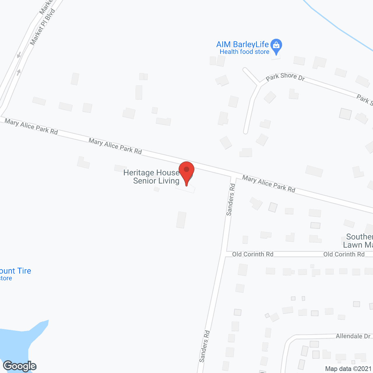 The Heritage House Senior Living in google map