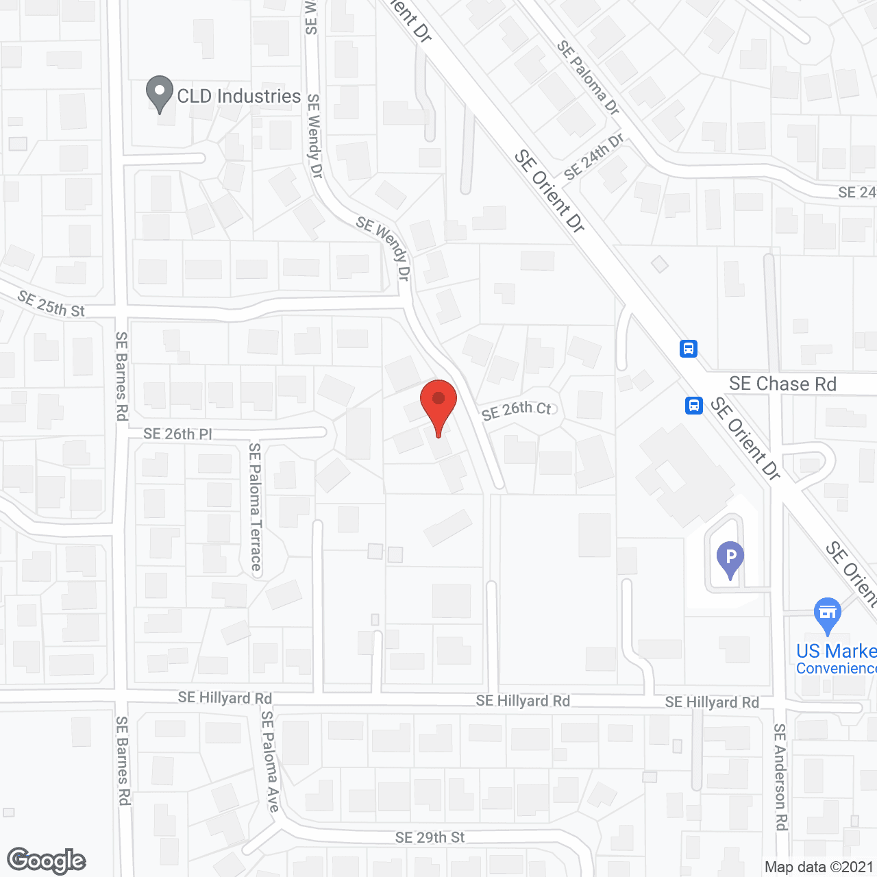 Kelly Creek Adult Care Home in google map