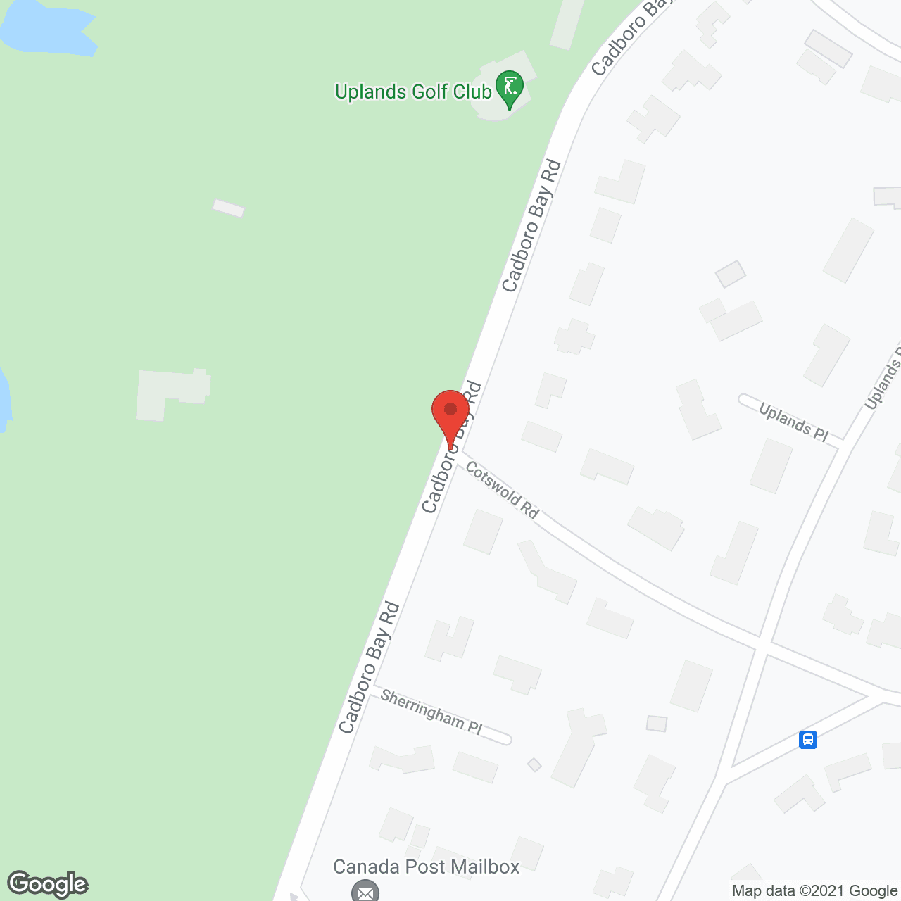 Oak Bay Lodge in google map