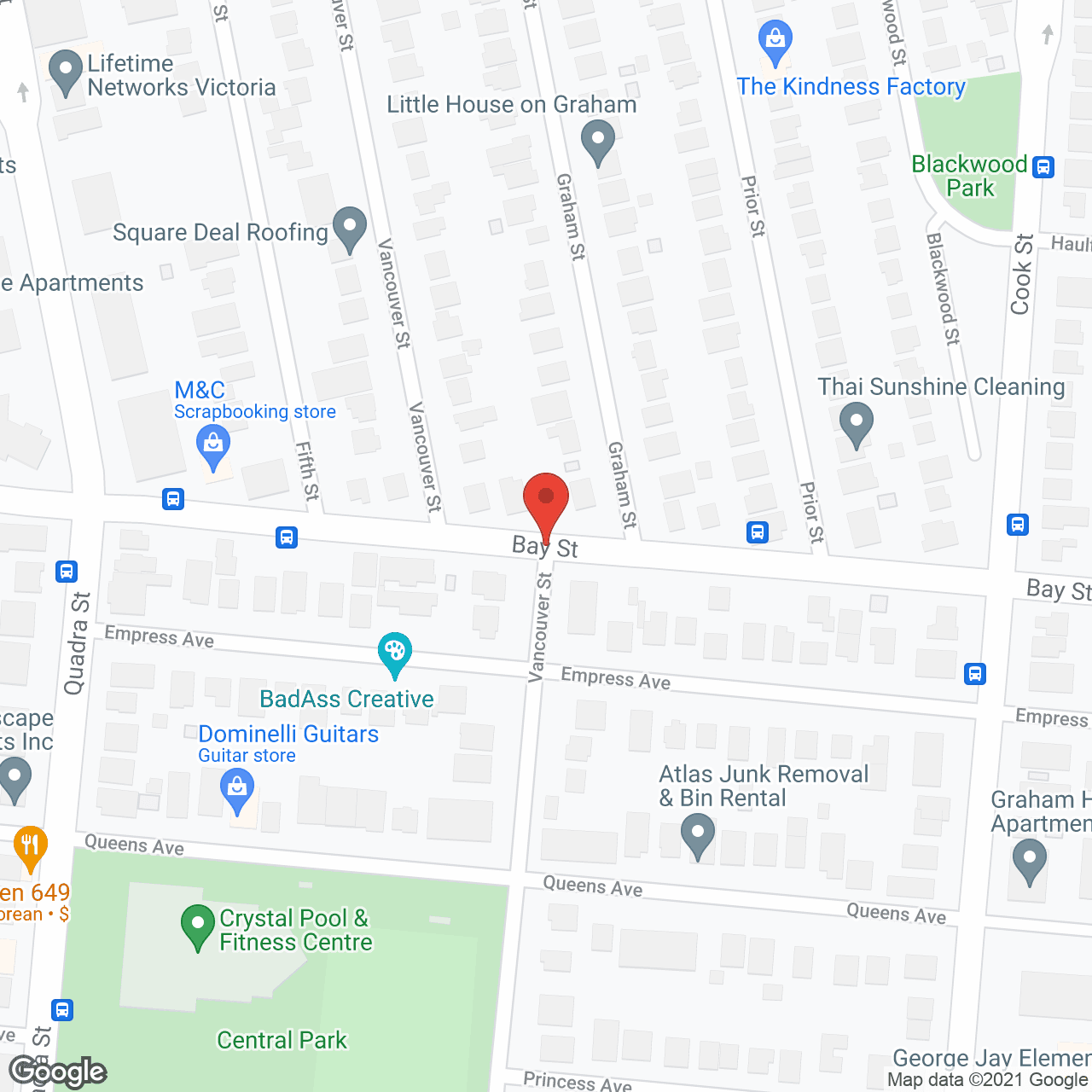 Memorial Pavillion/Victoria Hospice in google map