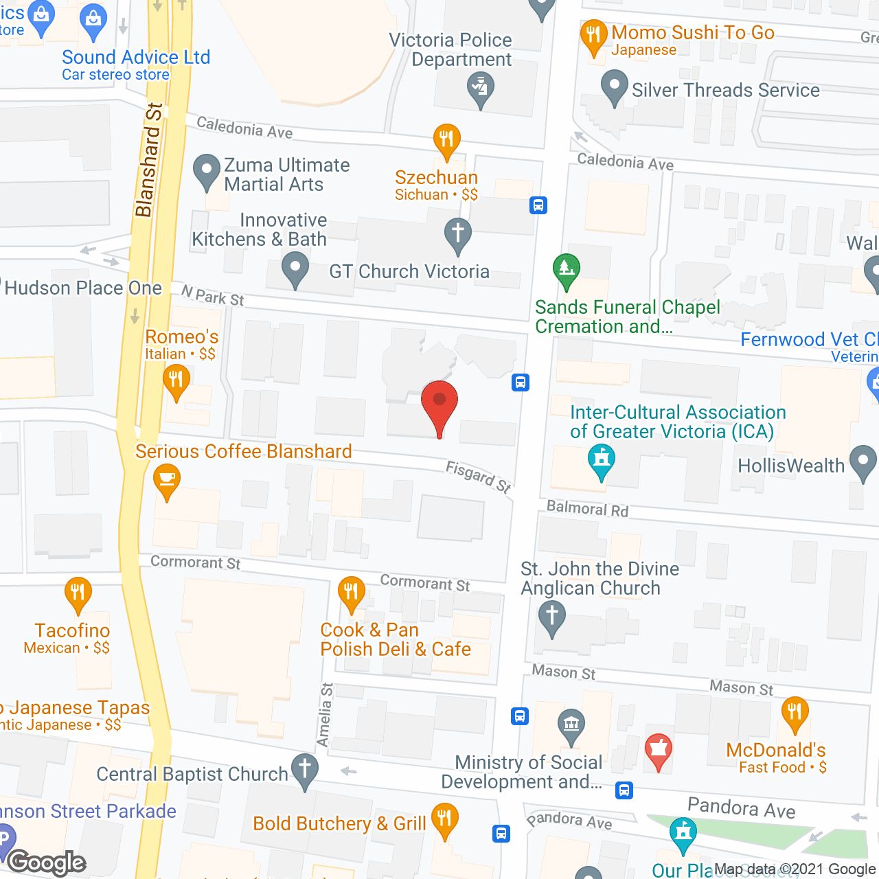 Fisgard House in google map