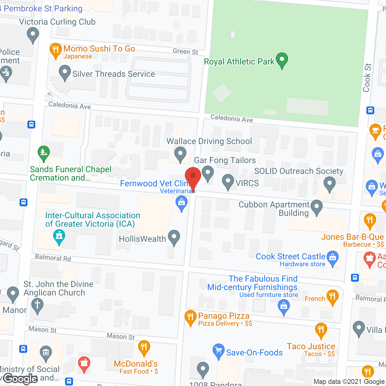 Balmoral Garden Court in google map