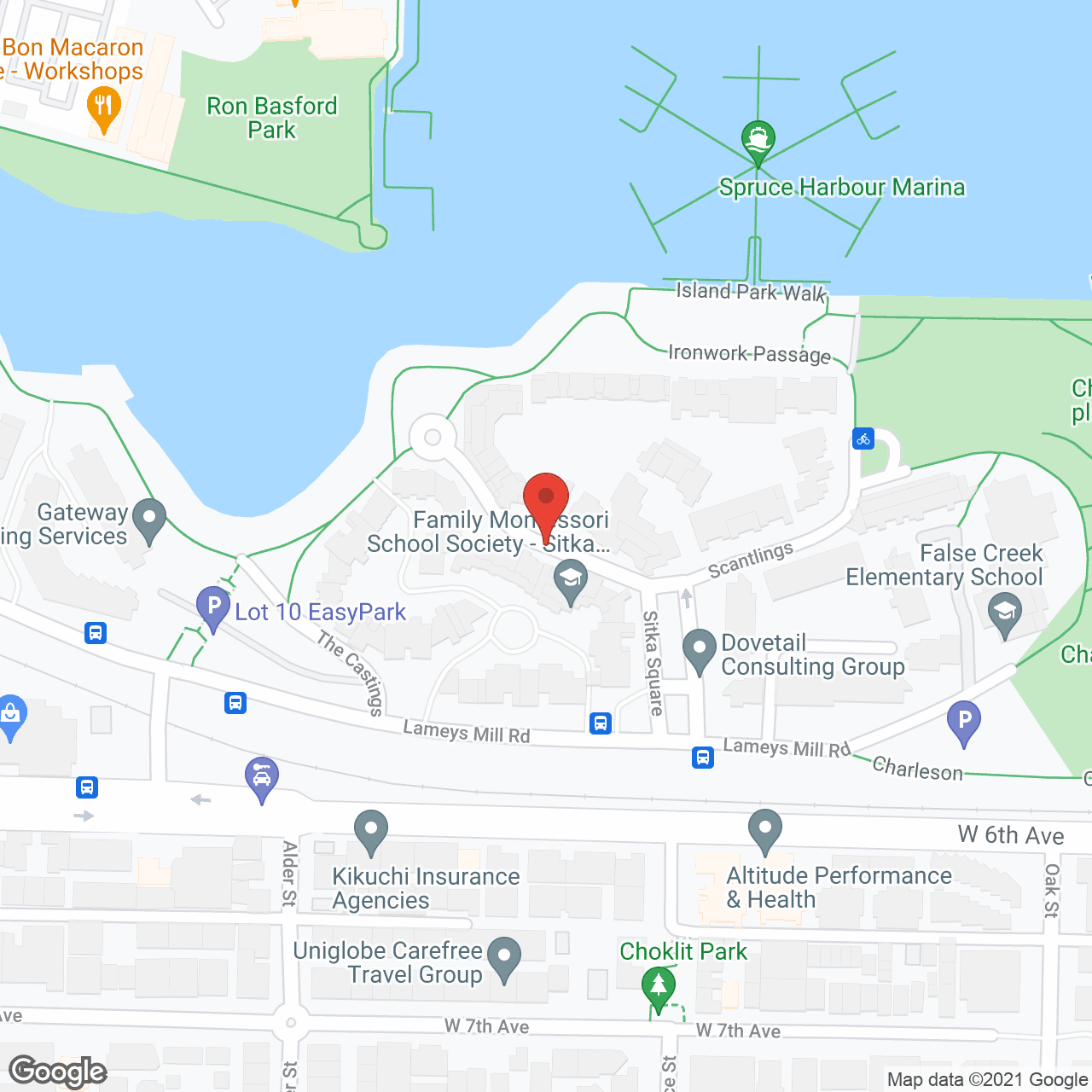 False Creek Residence in google map