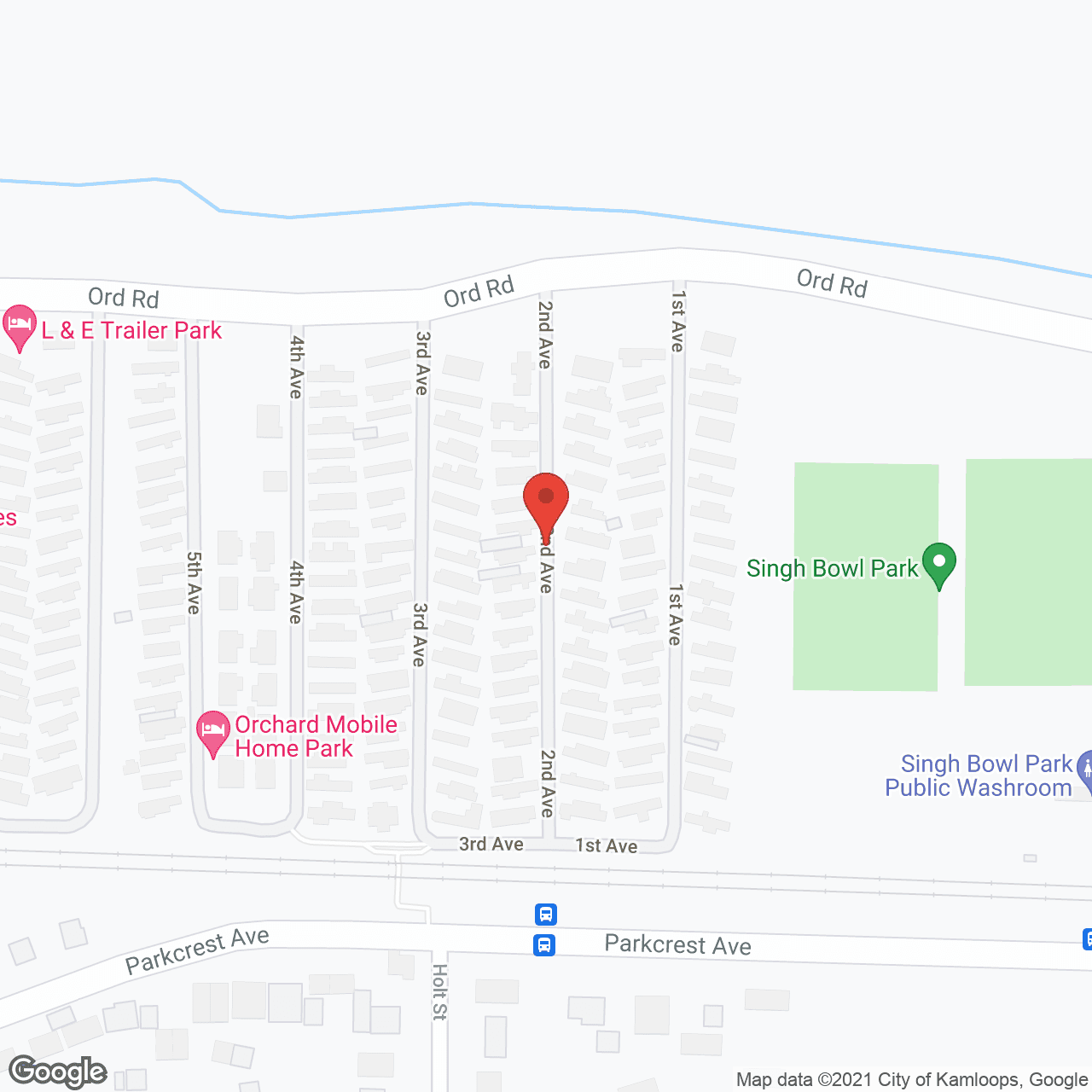 Gaglardi Senior Citizens Society 2Nd Ave in google map