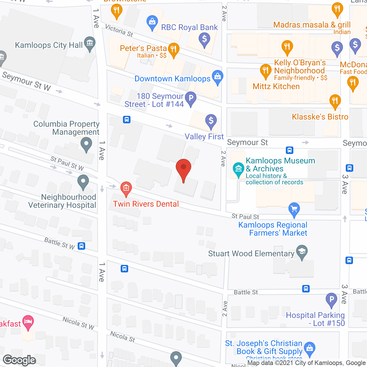 Gaglardi Senior Citizens Society in google map