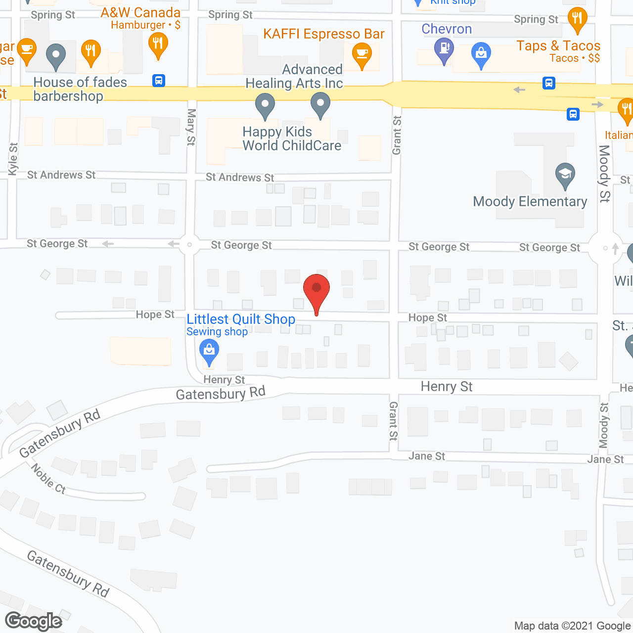 Legion Kinsmen Manor in google map