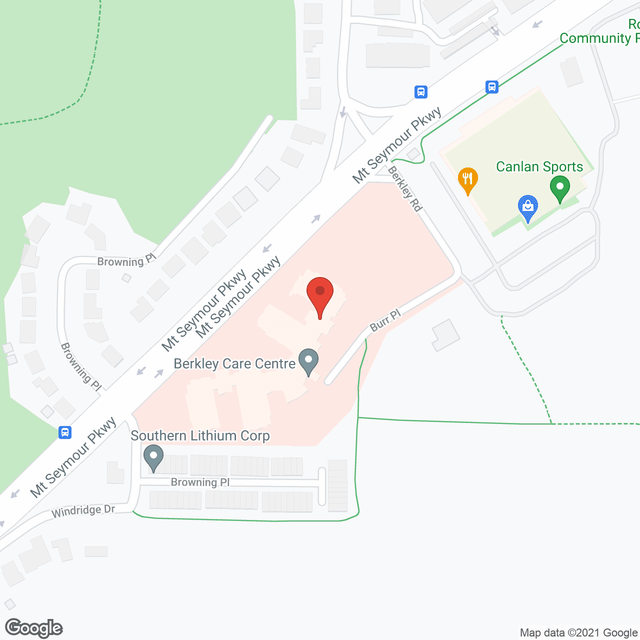 Kiwanis Care Centre in google map