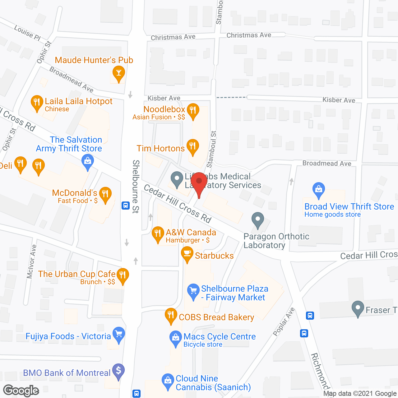 Highgate Lodge in google map