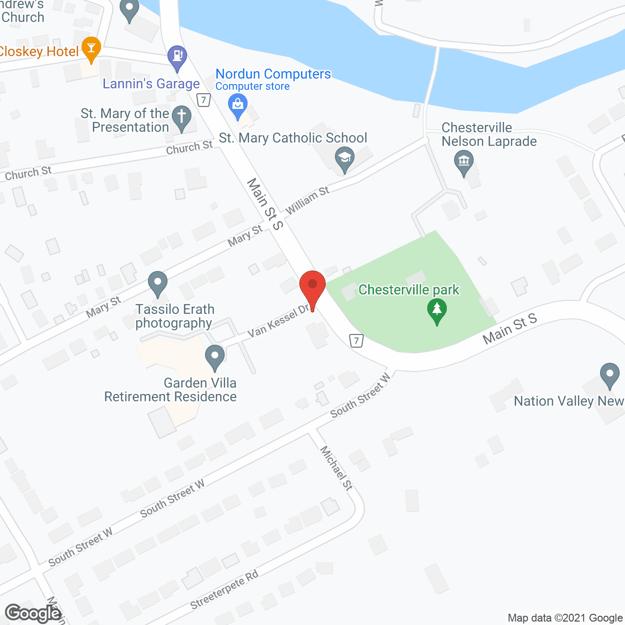 Garden Villa in google map