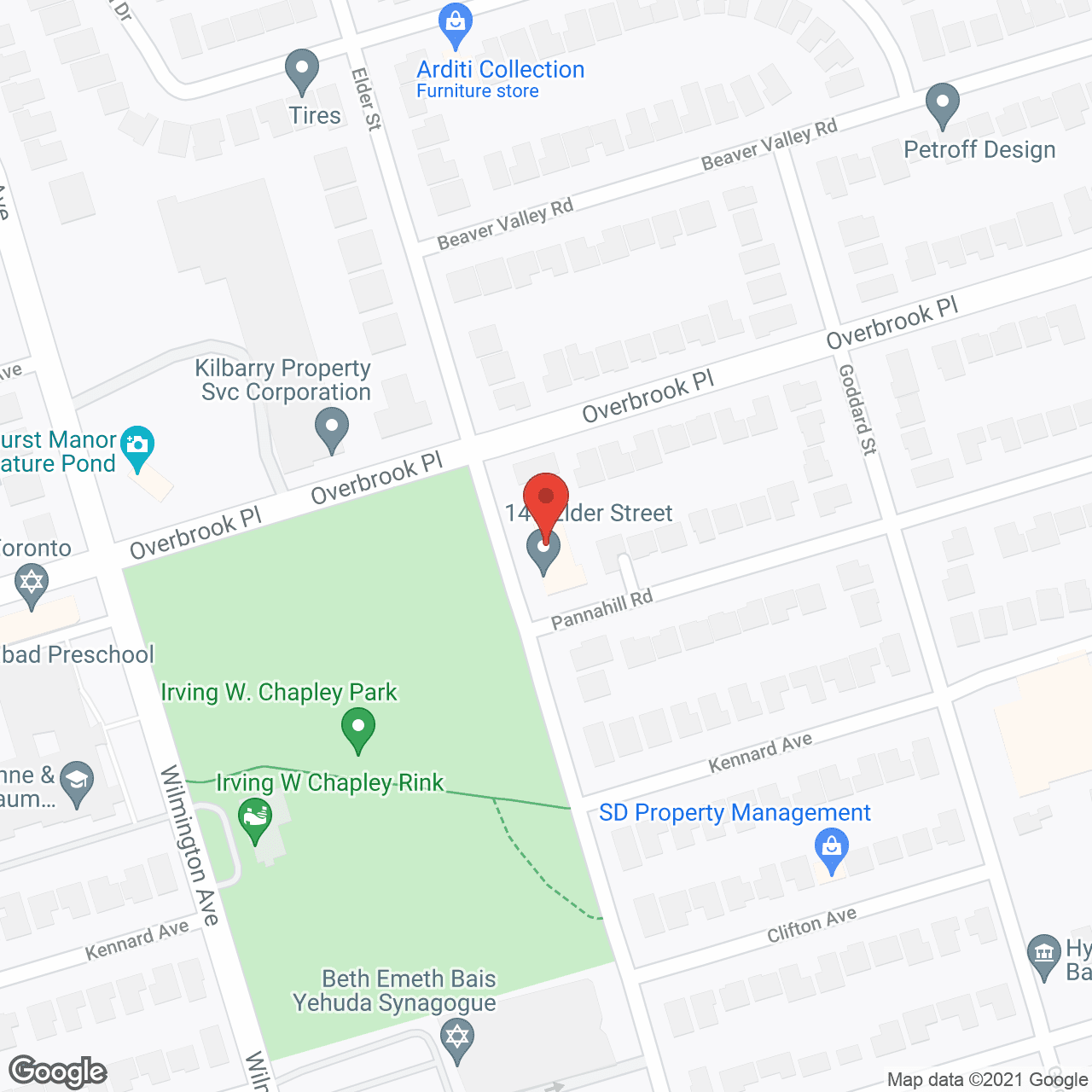 S147 Elder Street Inc in google map