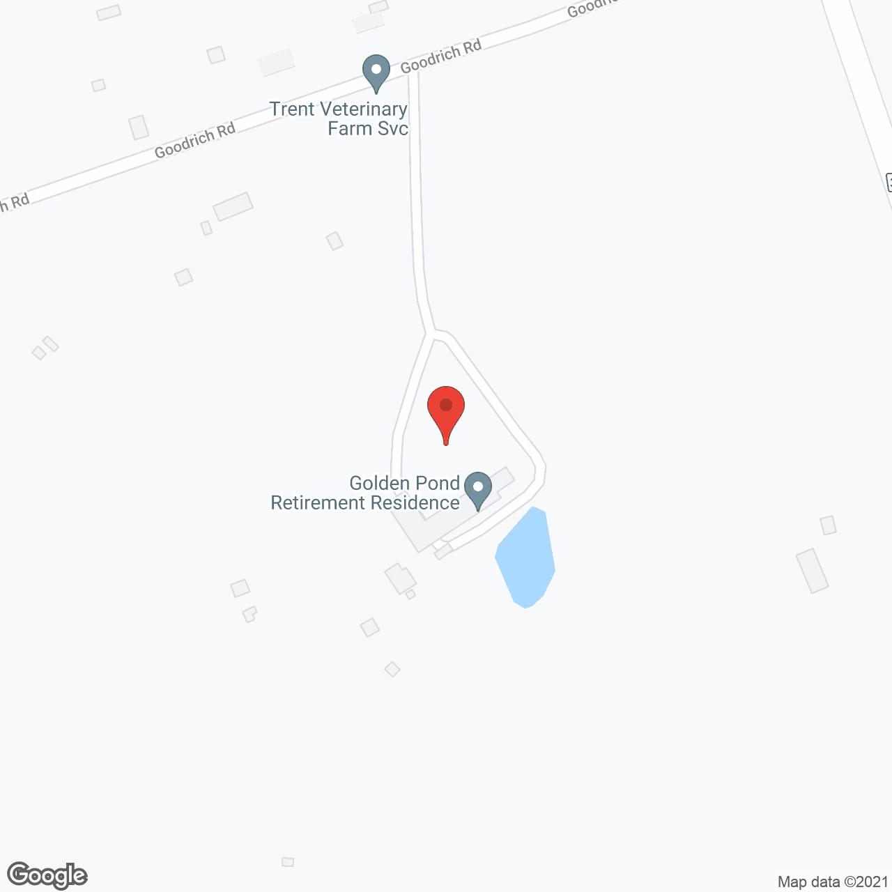 Golden Pond Retirement Residence in google map