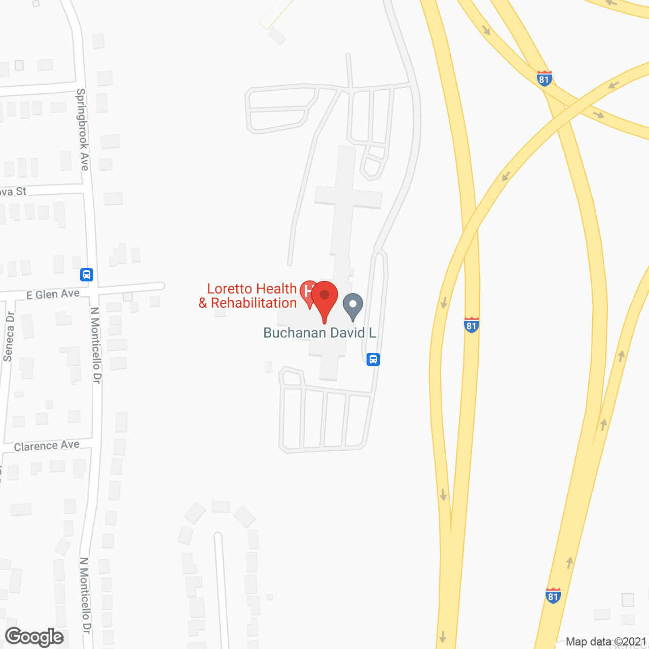 Loretto Rehab Ctr in google map