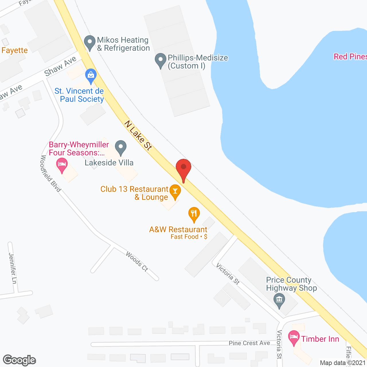 Lakeside Villa LLC in google map