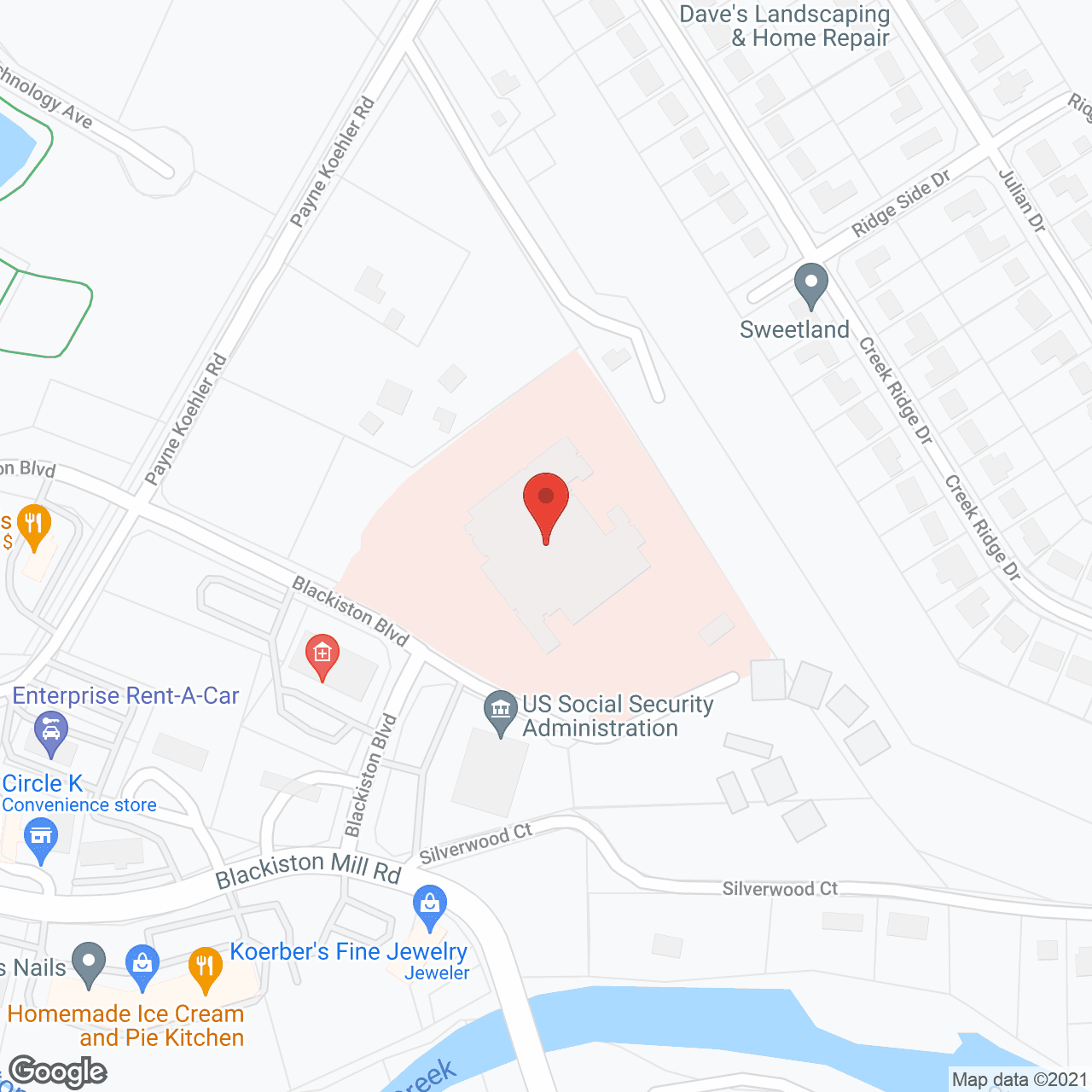 Rehabilitation Hospital in google map