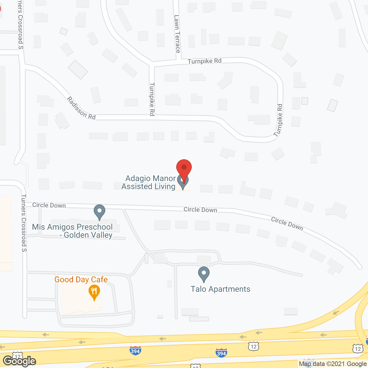 Adagio Manor Residential Assisted Living in google map