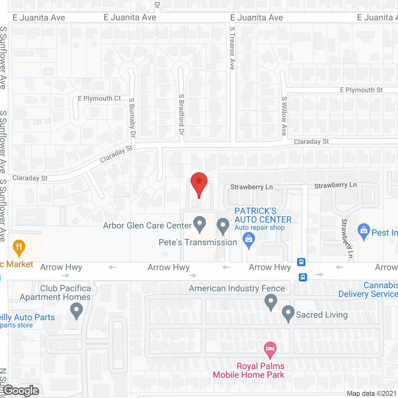 Arbor Glen Care Center in google map