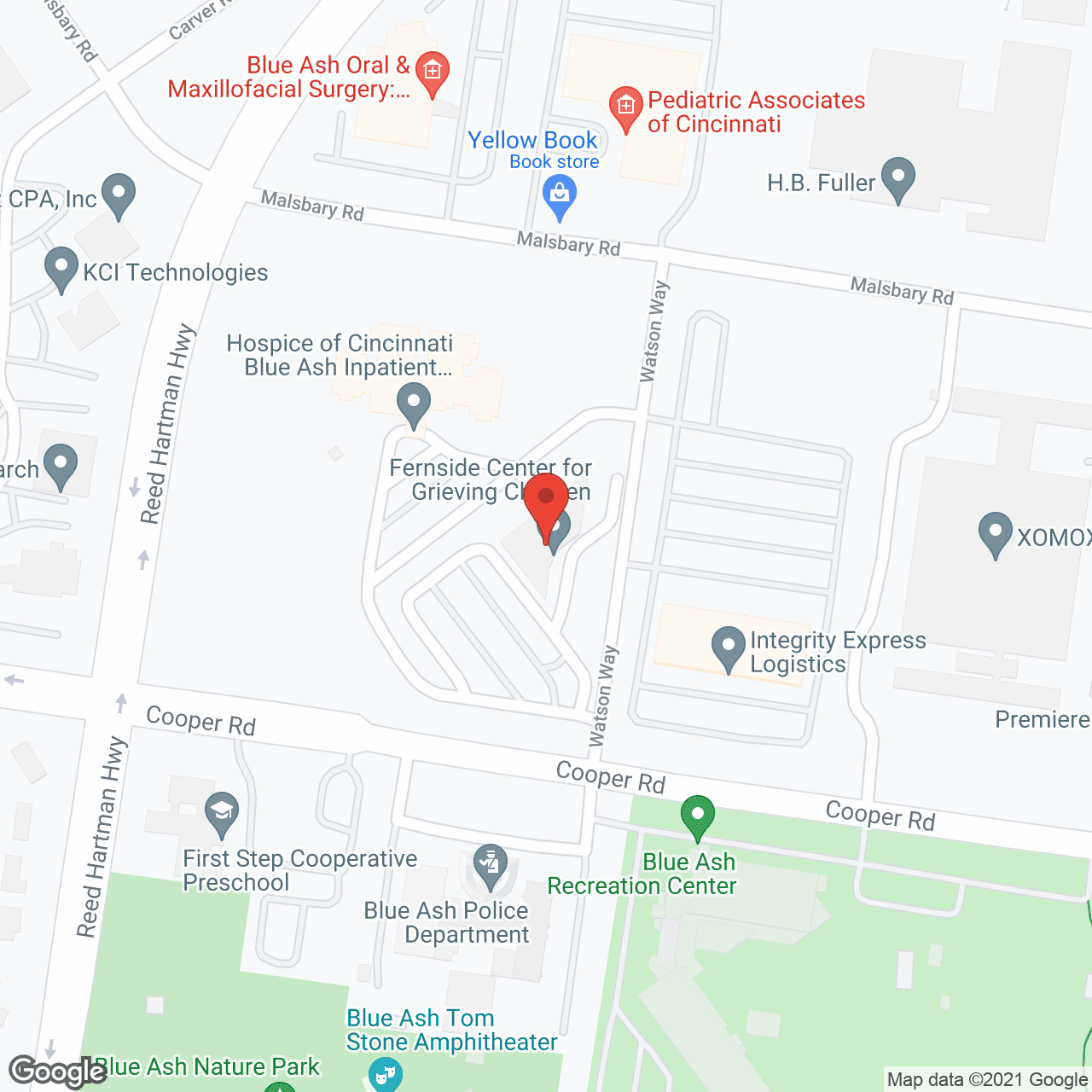 Hospice Of Cincinnati in google map