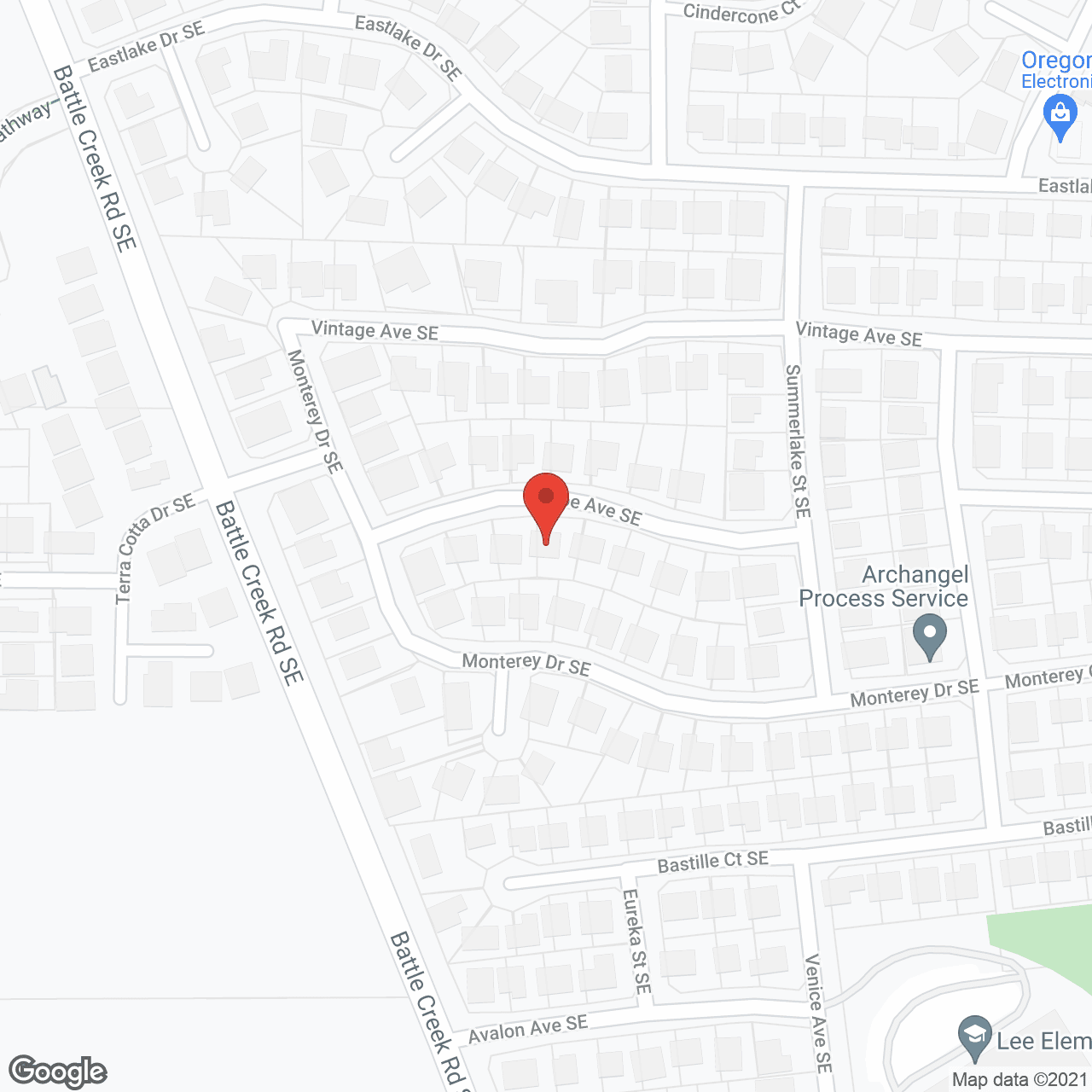 Vintage Care Home in google map
