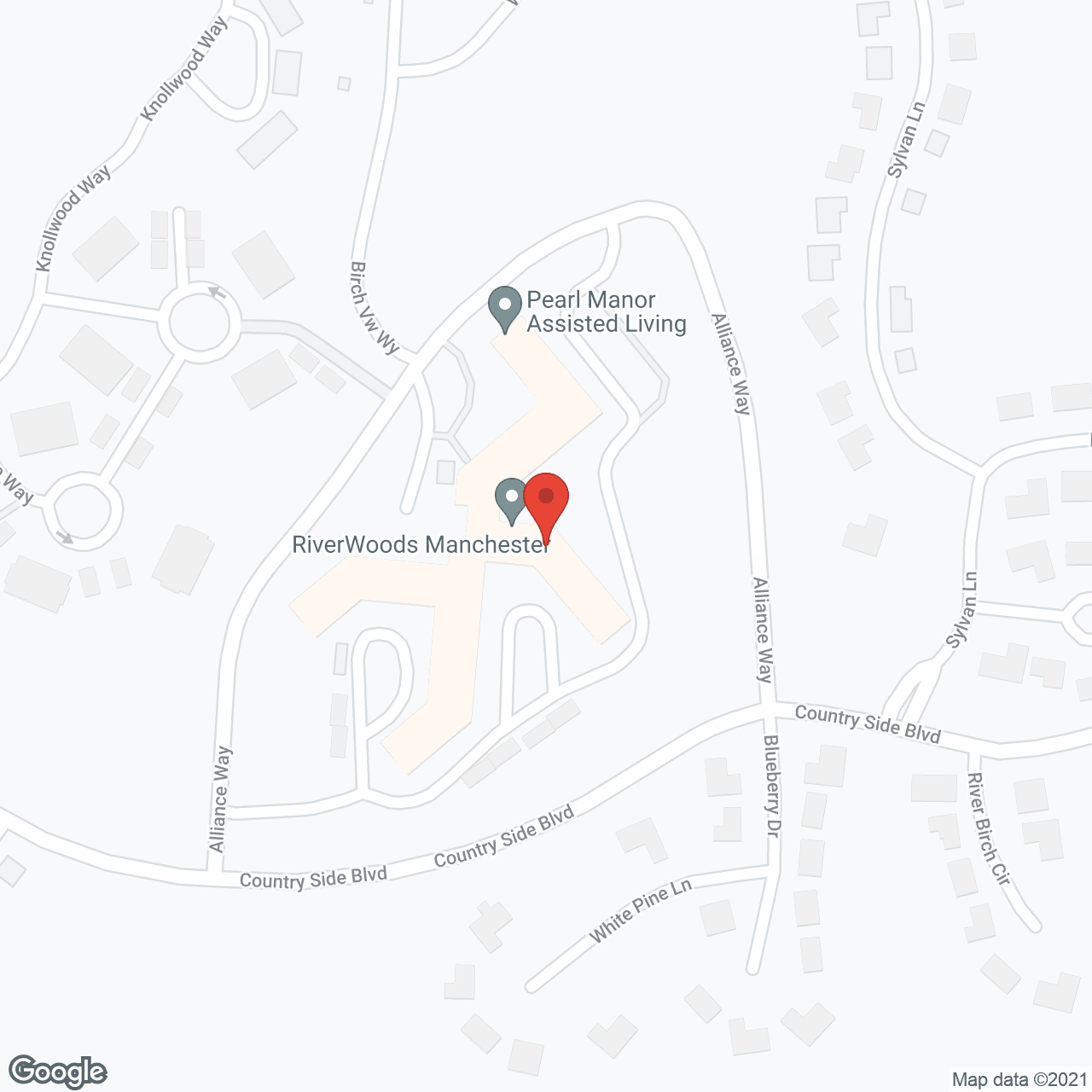 Birch Hill in google map