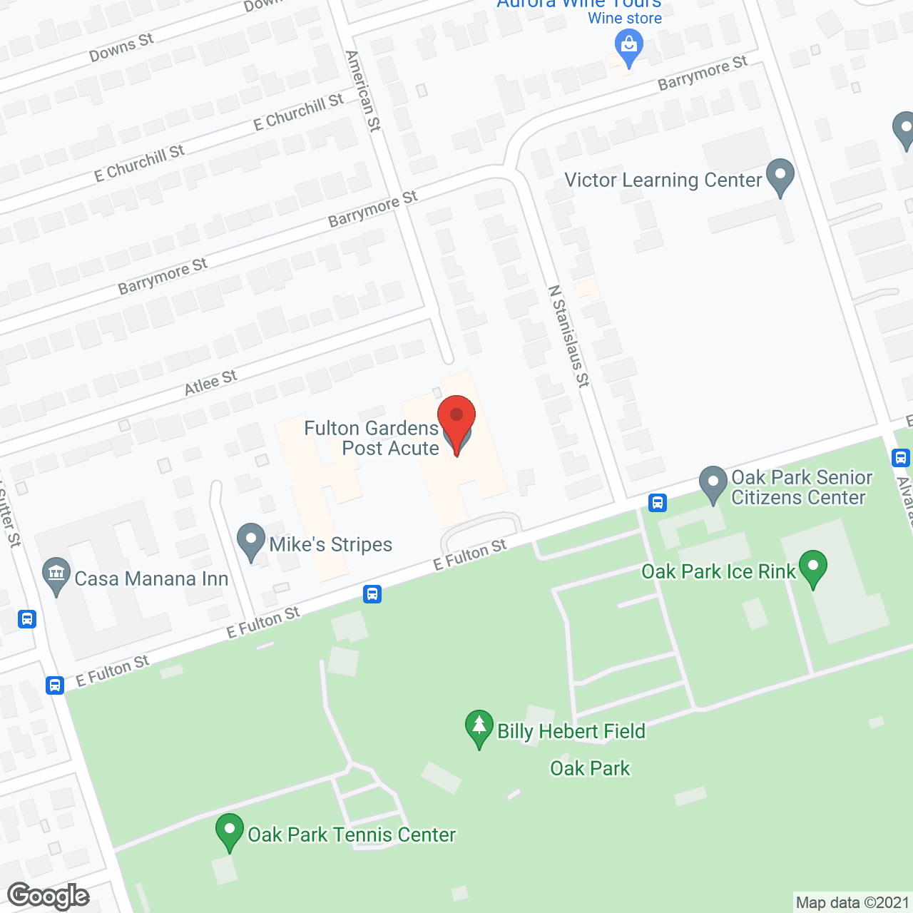 Fulton Gardens Post Acute in google map