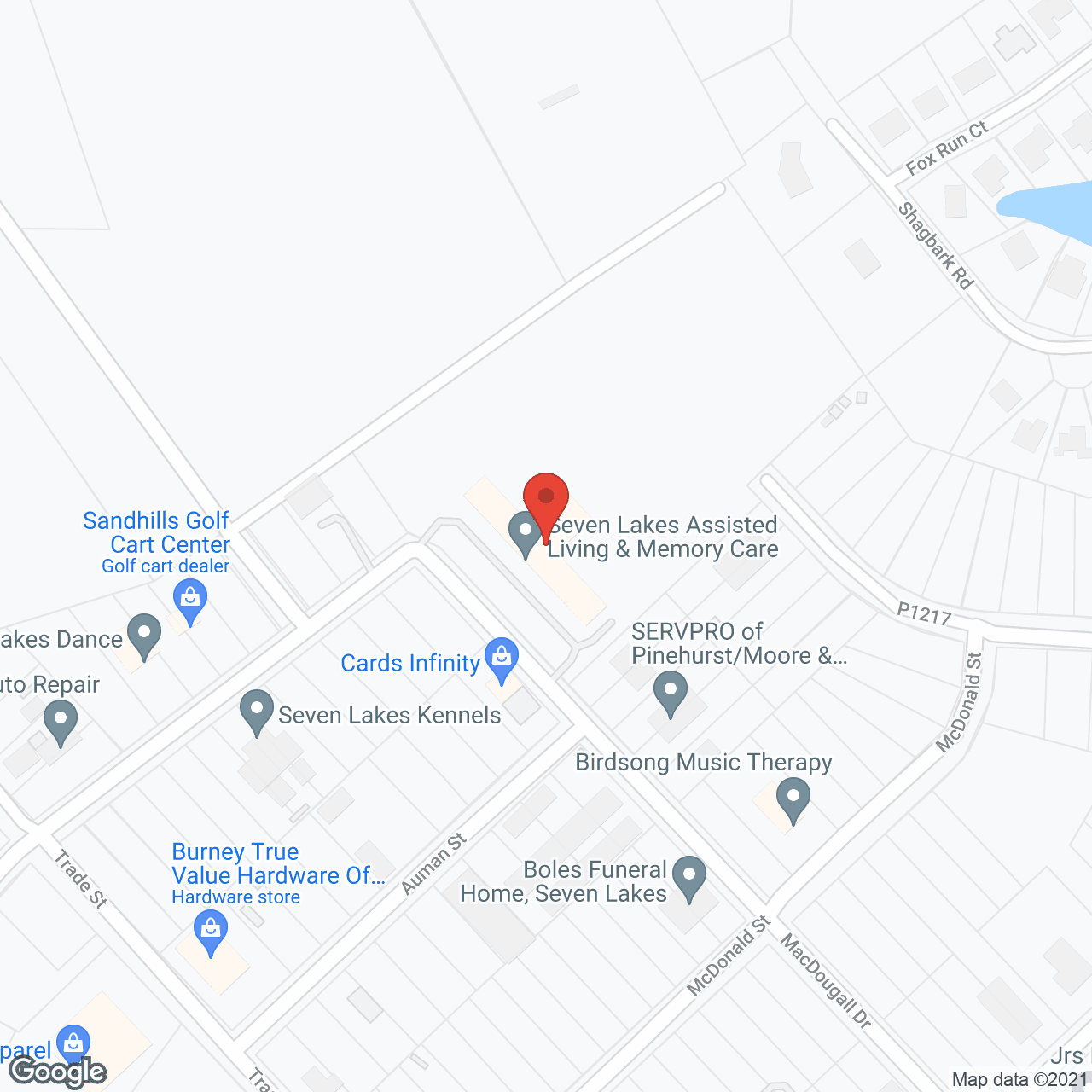 Seven Lakes Assisted Living and Memory Care in google map