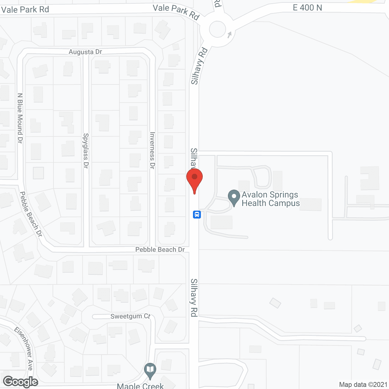 Avalon Springs Health Campus in google map