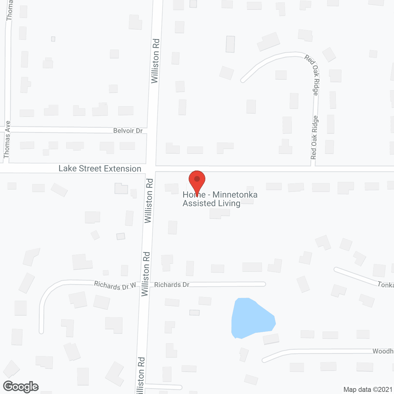 Minnetonka Assisted Living and Hospice in google map