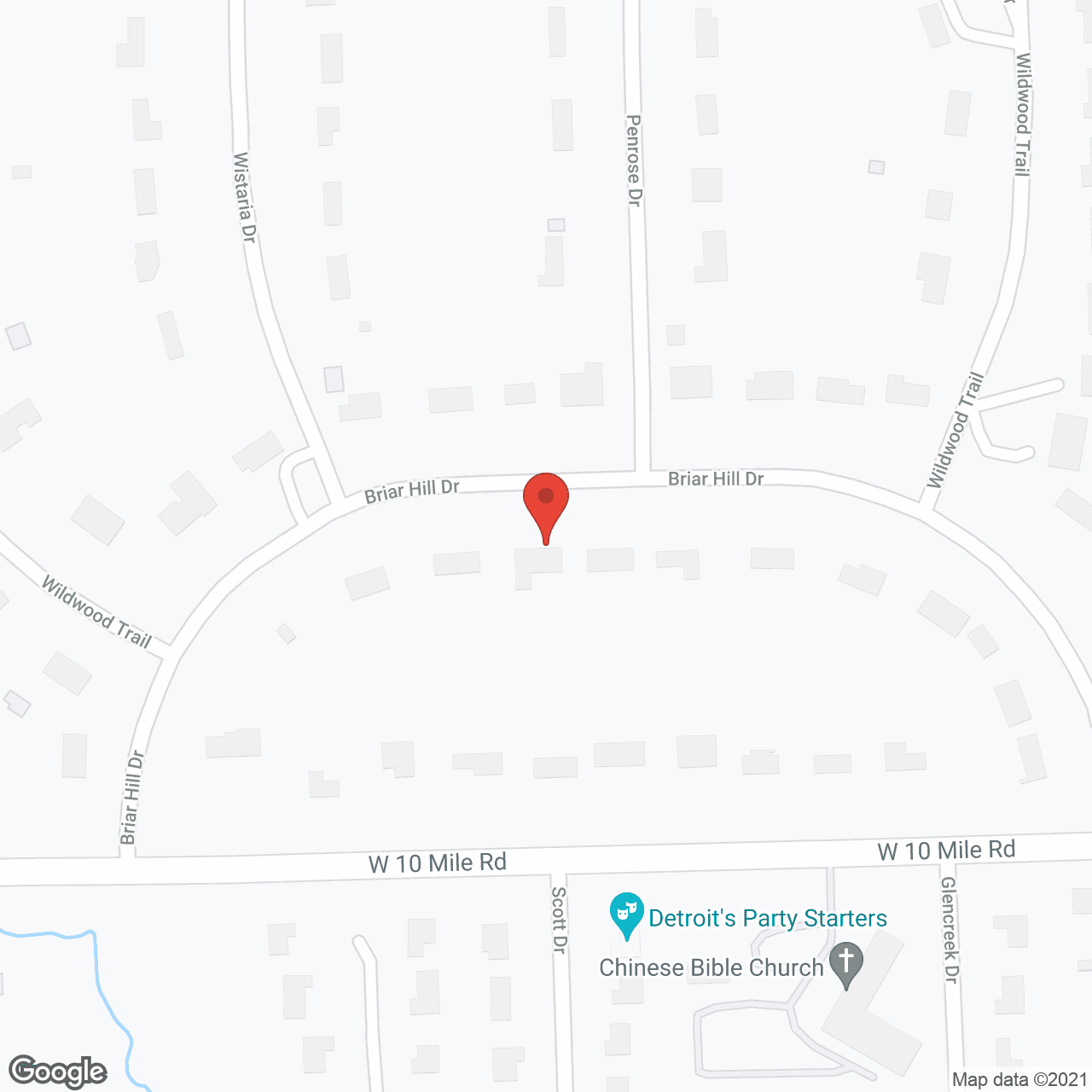 Briar Hill Assisted Living in google map