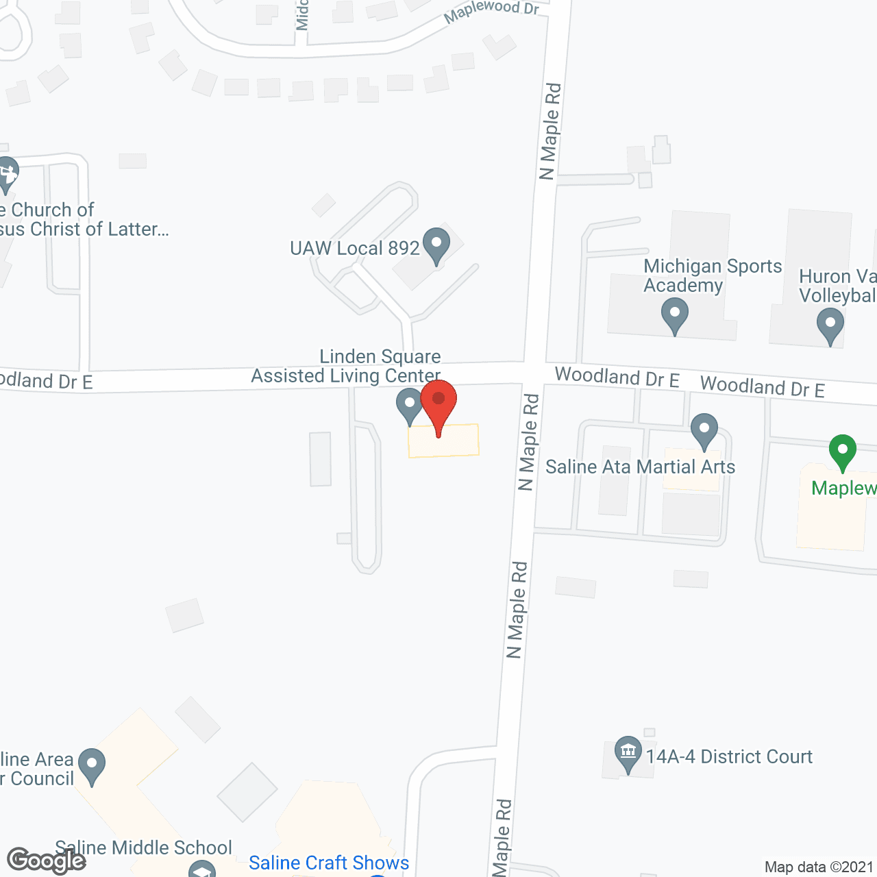 Linden Square Assisted Living Center in google map