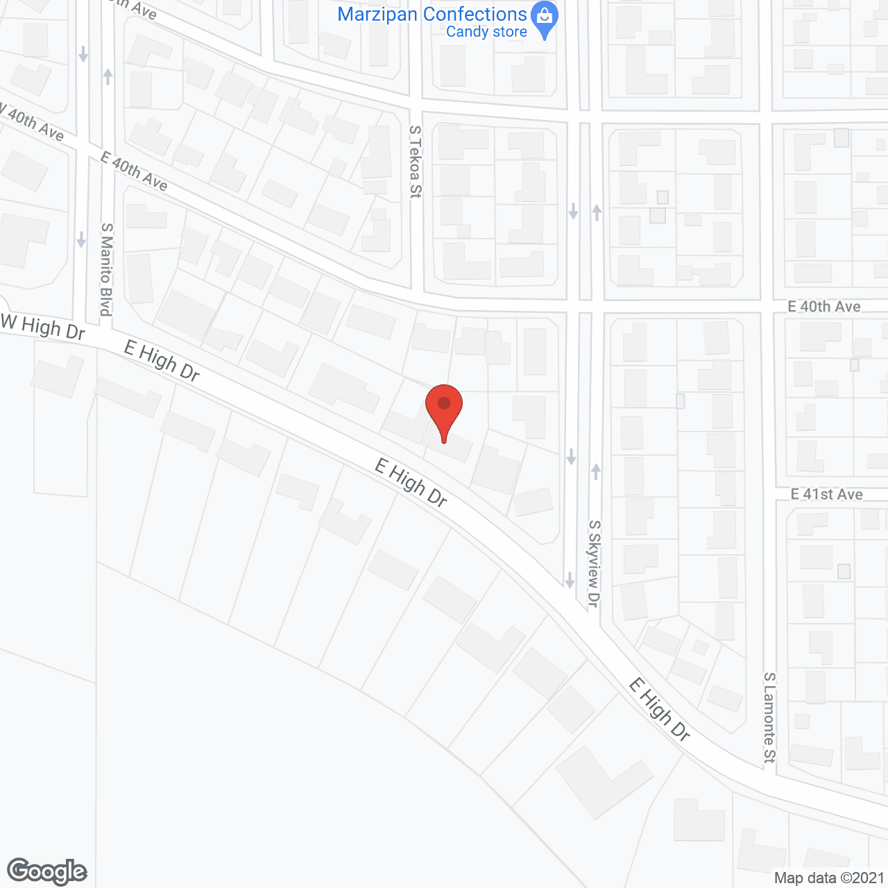 The Open Door Adult Family Home in google map